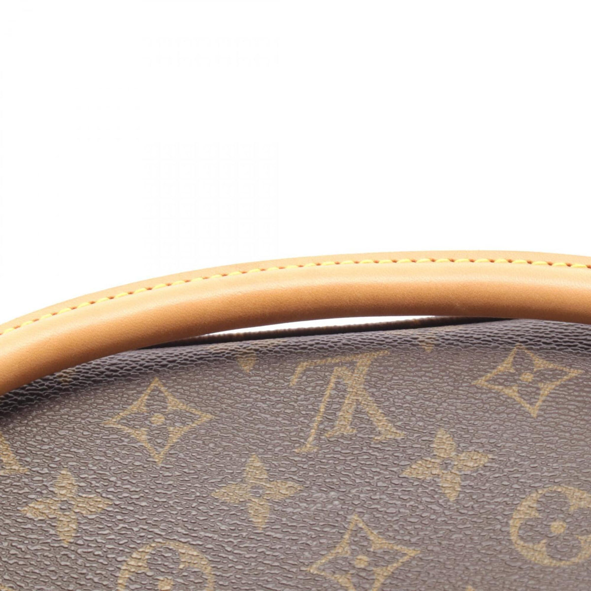 Louis Vuitton Brown Monogram Coated Canvas Monogram Leather Handbag Shoulder Bag (Pre-Owned)