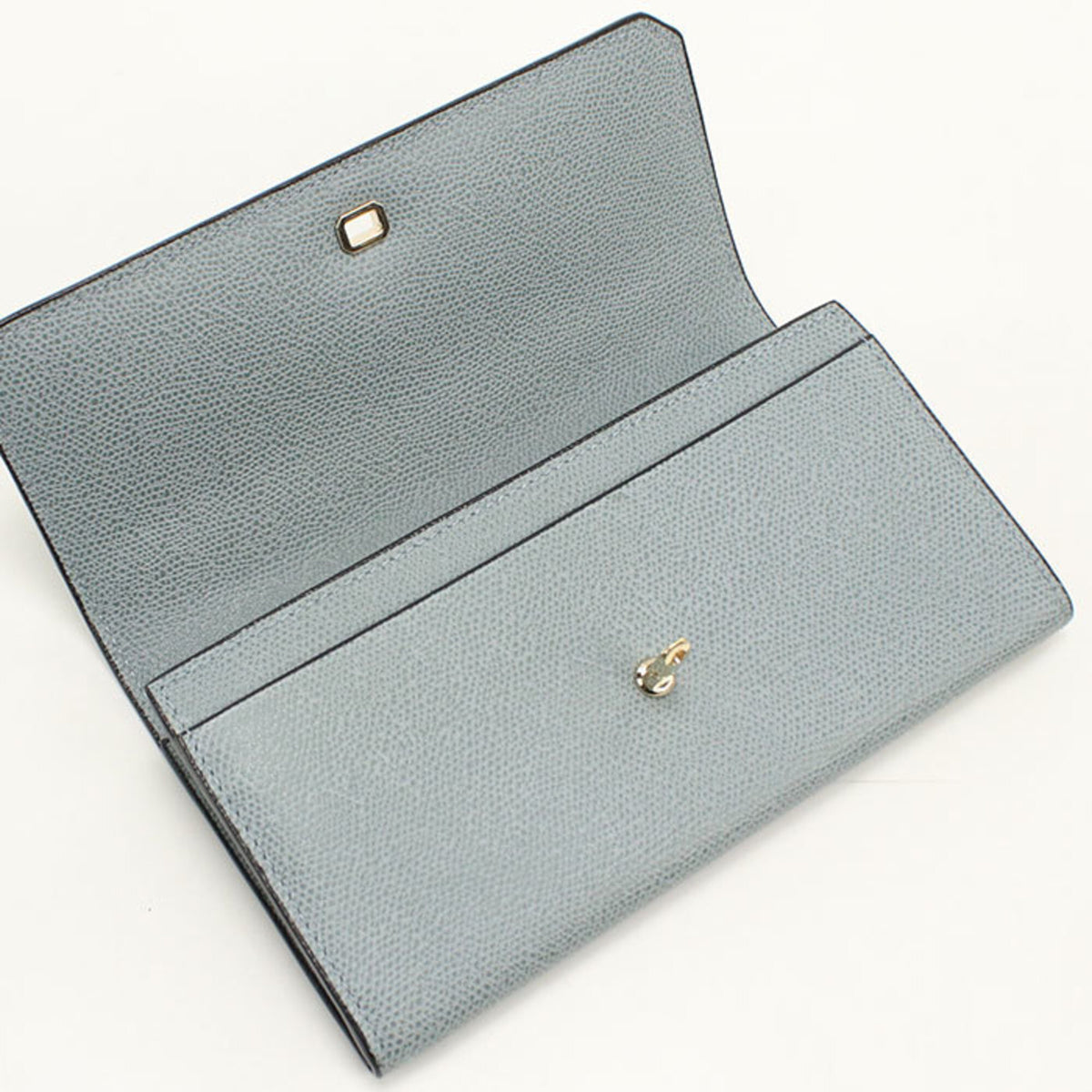Valextra Gray Long Wallet (Bi-Fold) (Pre-Owned)