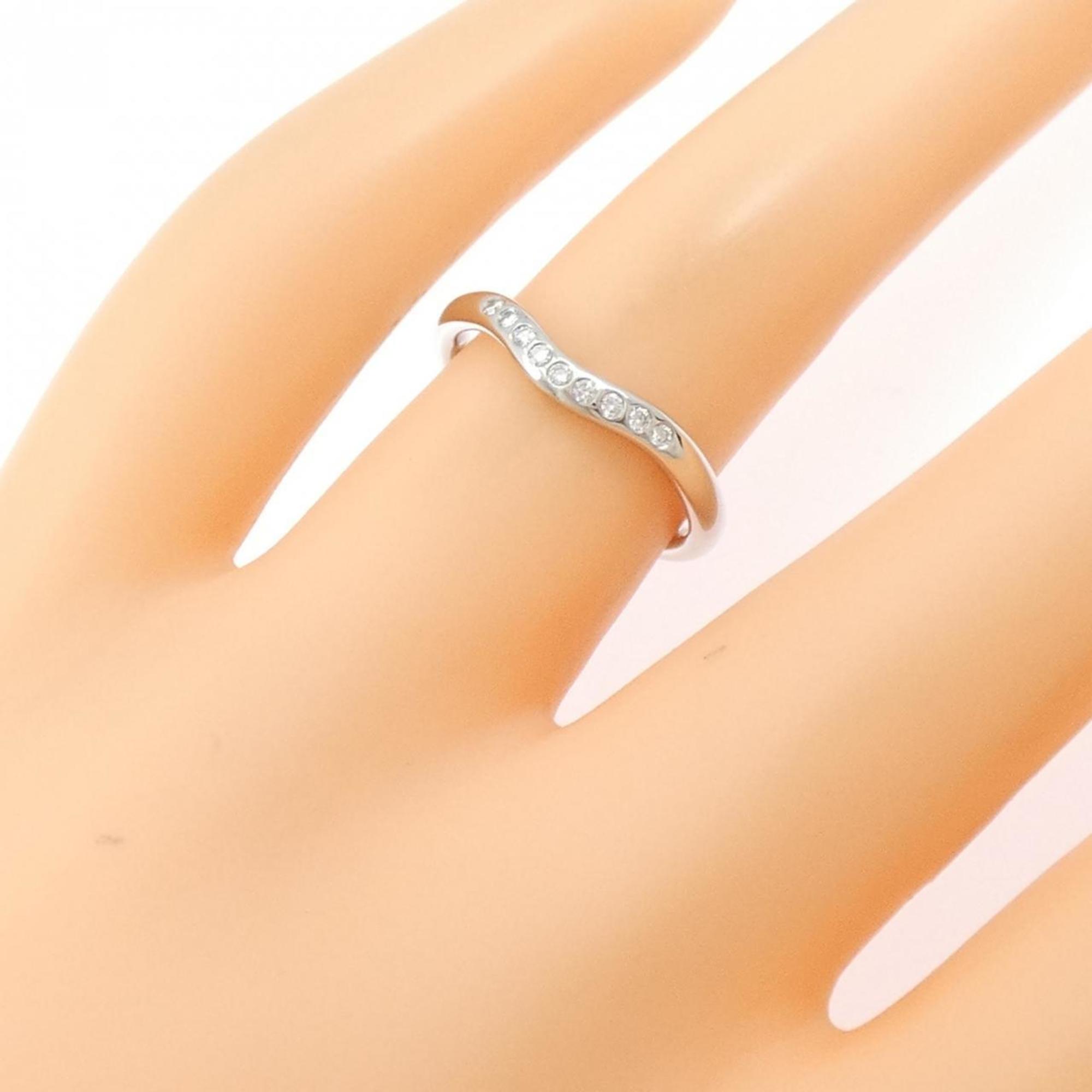 Tiffany Platinum Platinum 950 Band Ring (Pre-Owned)