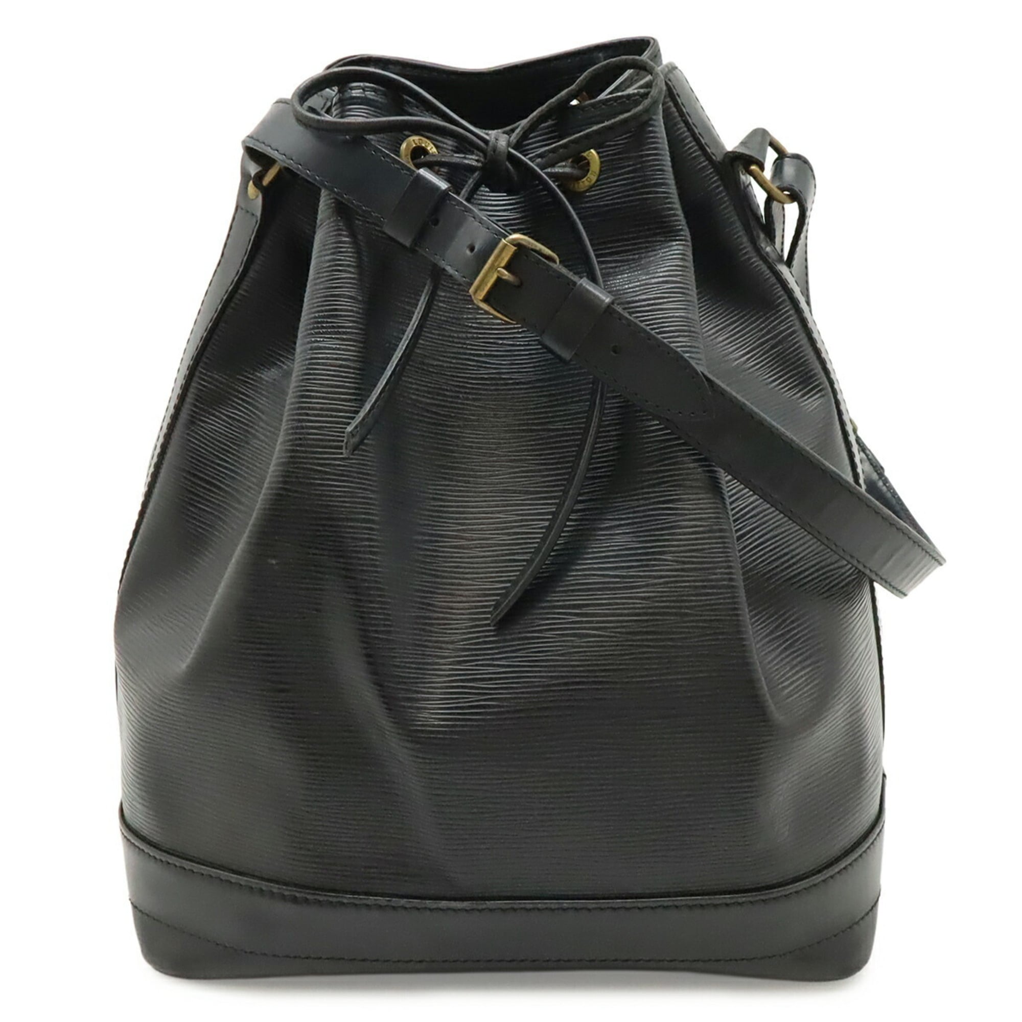 Louis Vuitton Black Noir Epi Leather Shoulder Bag (Pre-Owned)