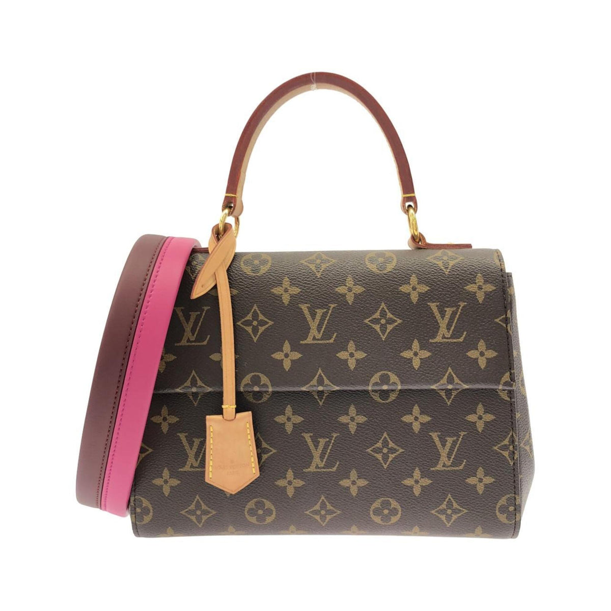 Louis Vuitton Monogram Fuchsia Marron Monogram Monogram Handbag (Pre-Owned)