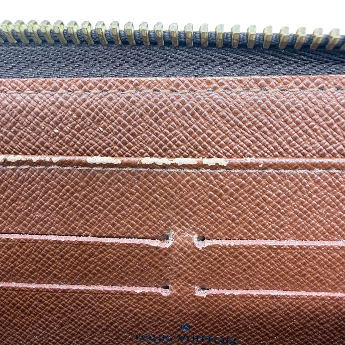 Louis Vuitton Brown Monogram Long Wallet (Bi-Fold) (Pre-Owned)
