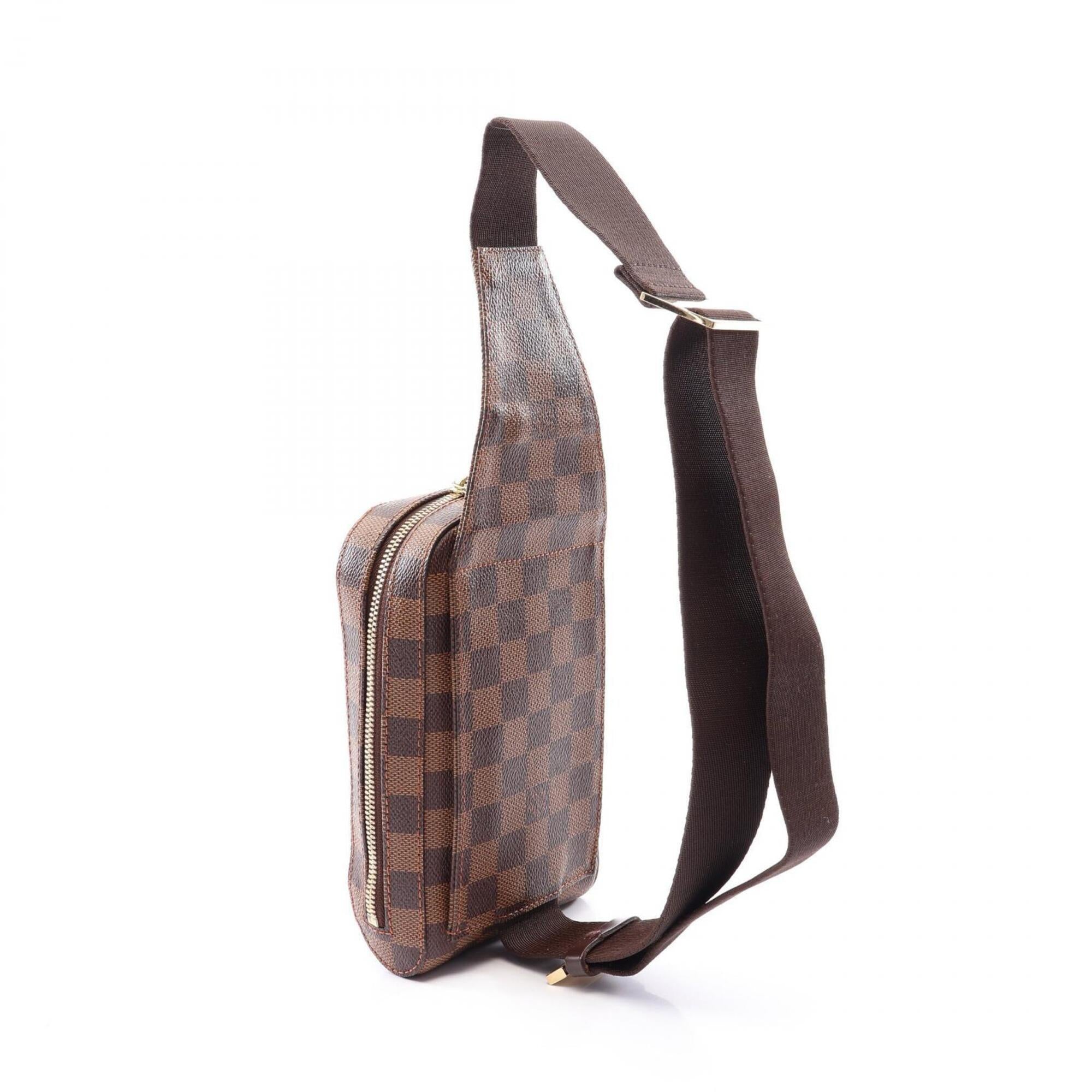 Louis Vuitton Brown Damier Canvas Coated Canvas Fanny Pack Sling Bag (Pre-Owned)
