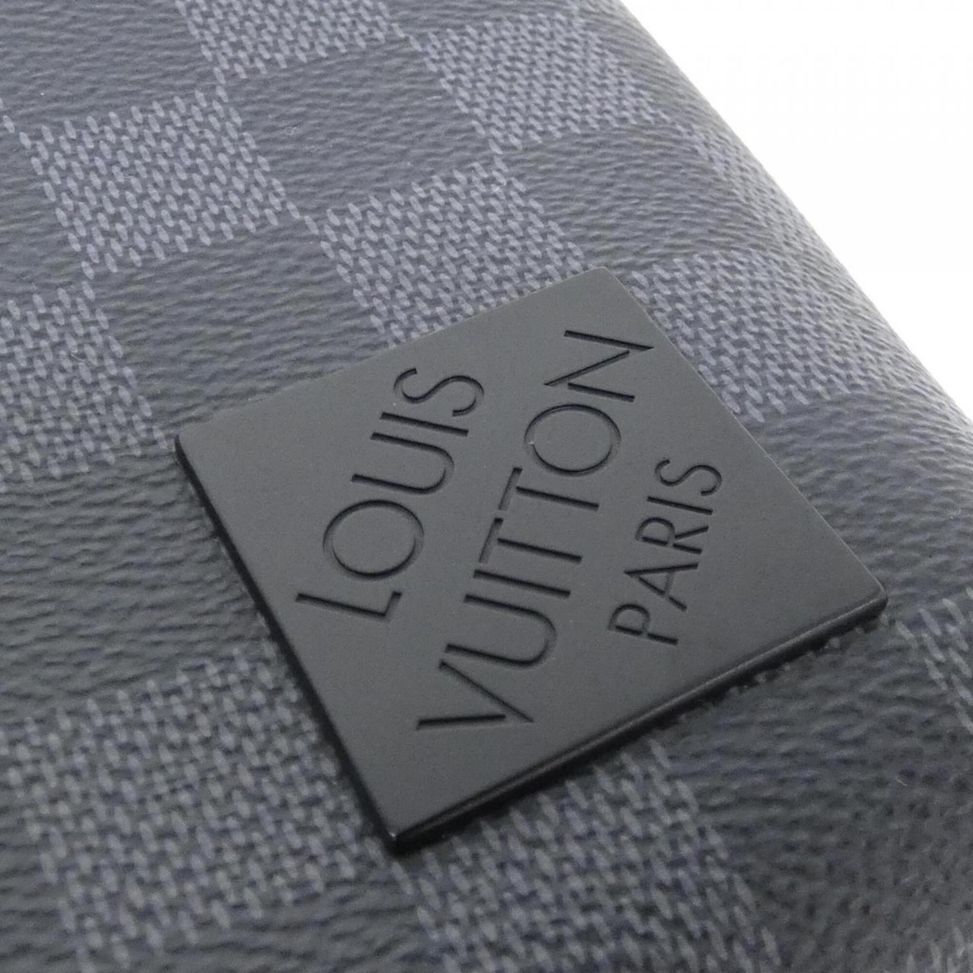 Louis Vuitton Graphite Coated Canvas Shoulder Bag (Pre-Owned)