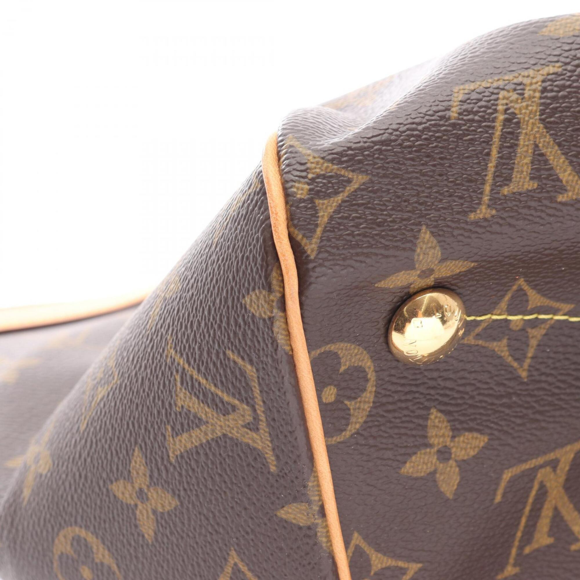 Louis Vuitton Brown Coated Canvas Pvc Monogram Leather Handbag (Pre-Owned)