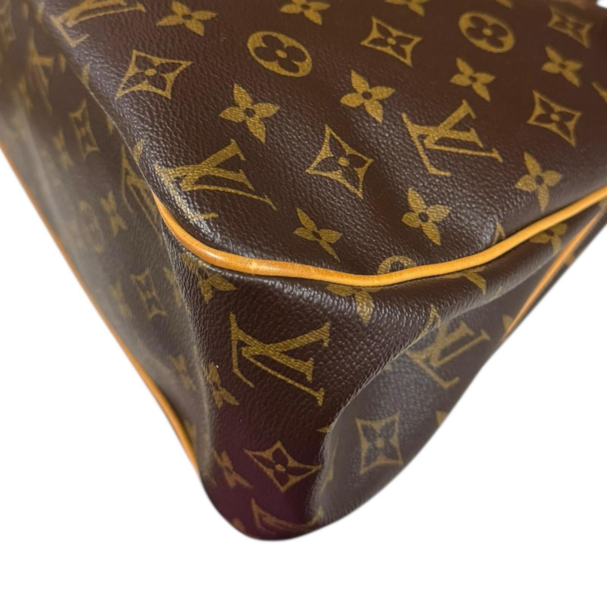 Louis Vuitton Brown Monogram Canvas Shoulder Bag (Pre-Owned)