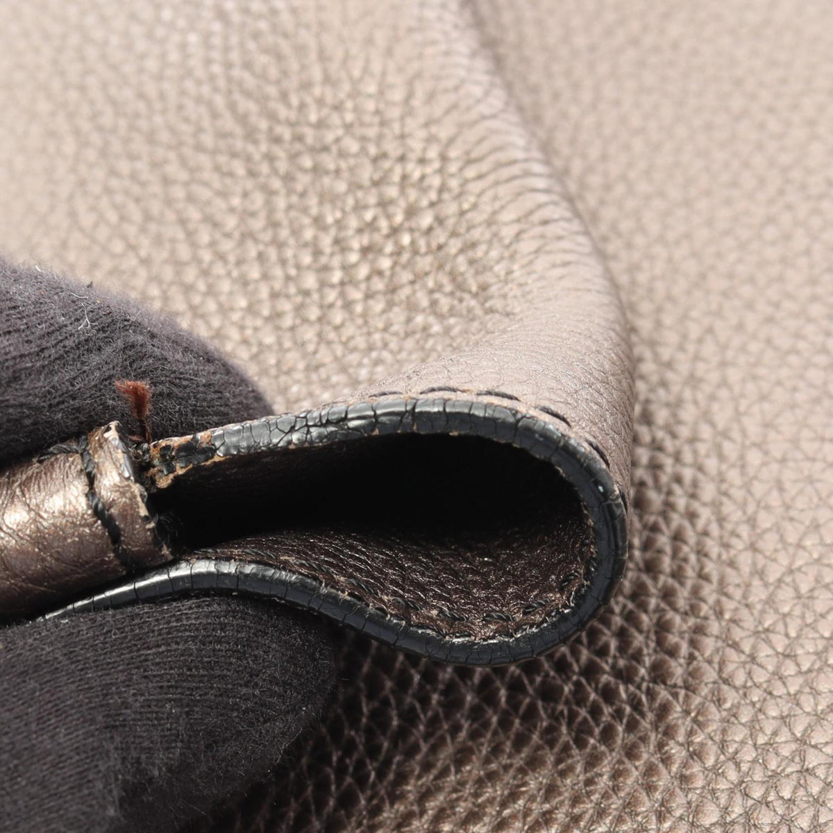 Celine Brown Leather Handbag Messenger Bag Shoulder Bag (Pre-Owned)