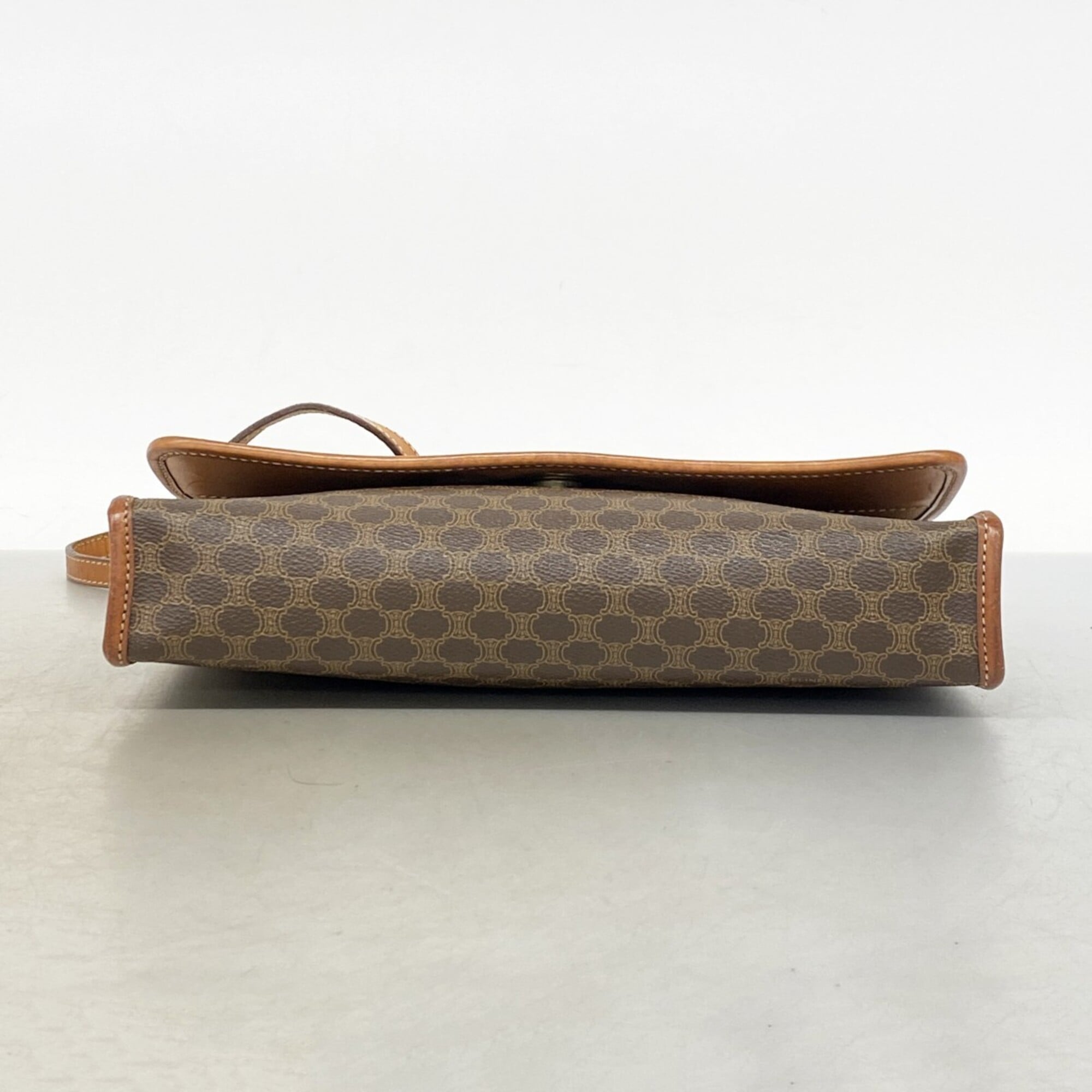 Celine Brown Pvc Shoulder Bag (Pre-Owned)