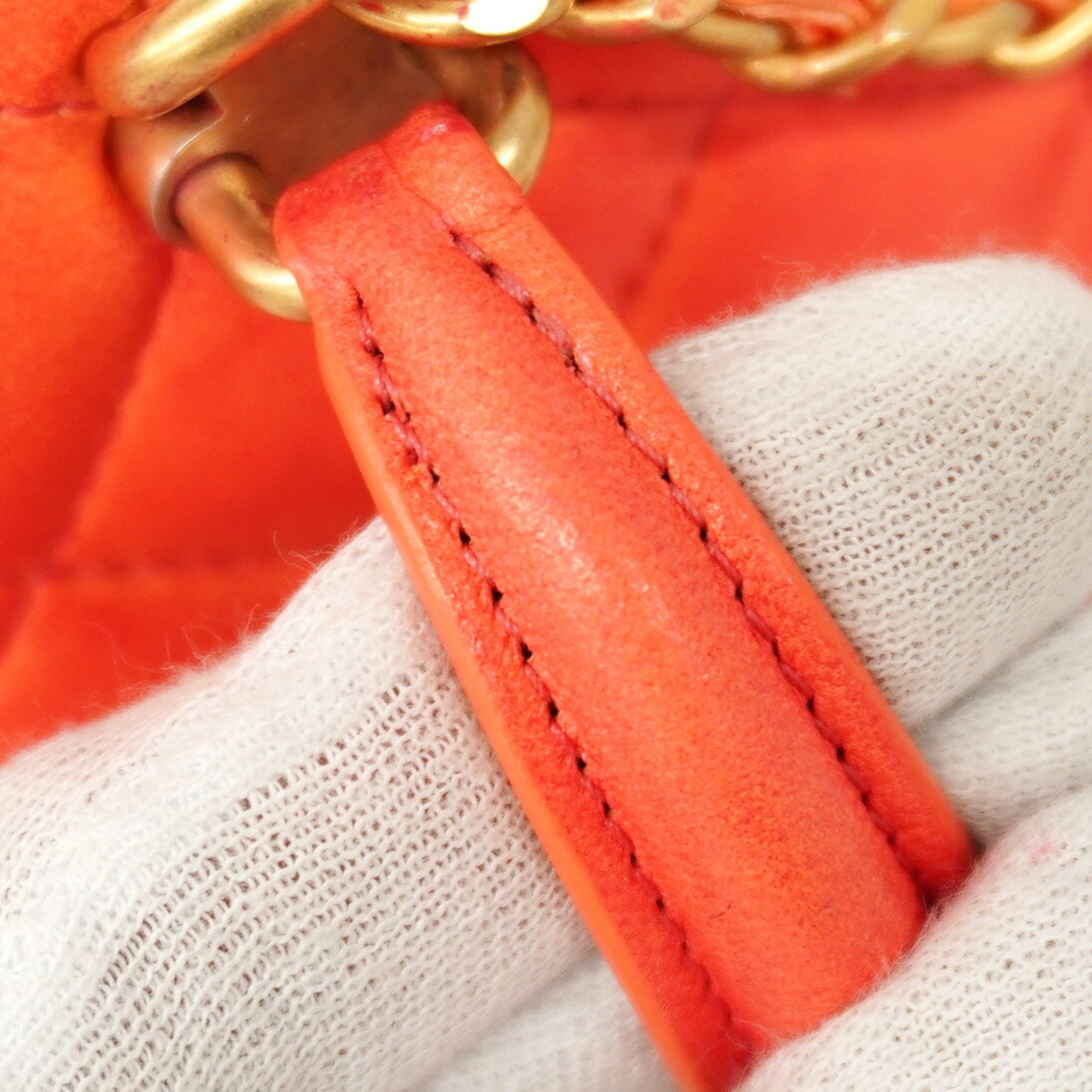 Chanel Salmon Pink Leather Vanity Bag (Pre-Owned)