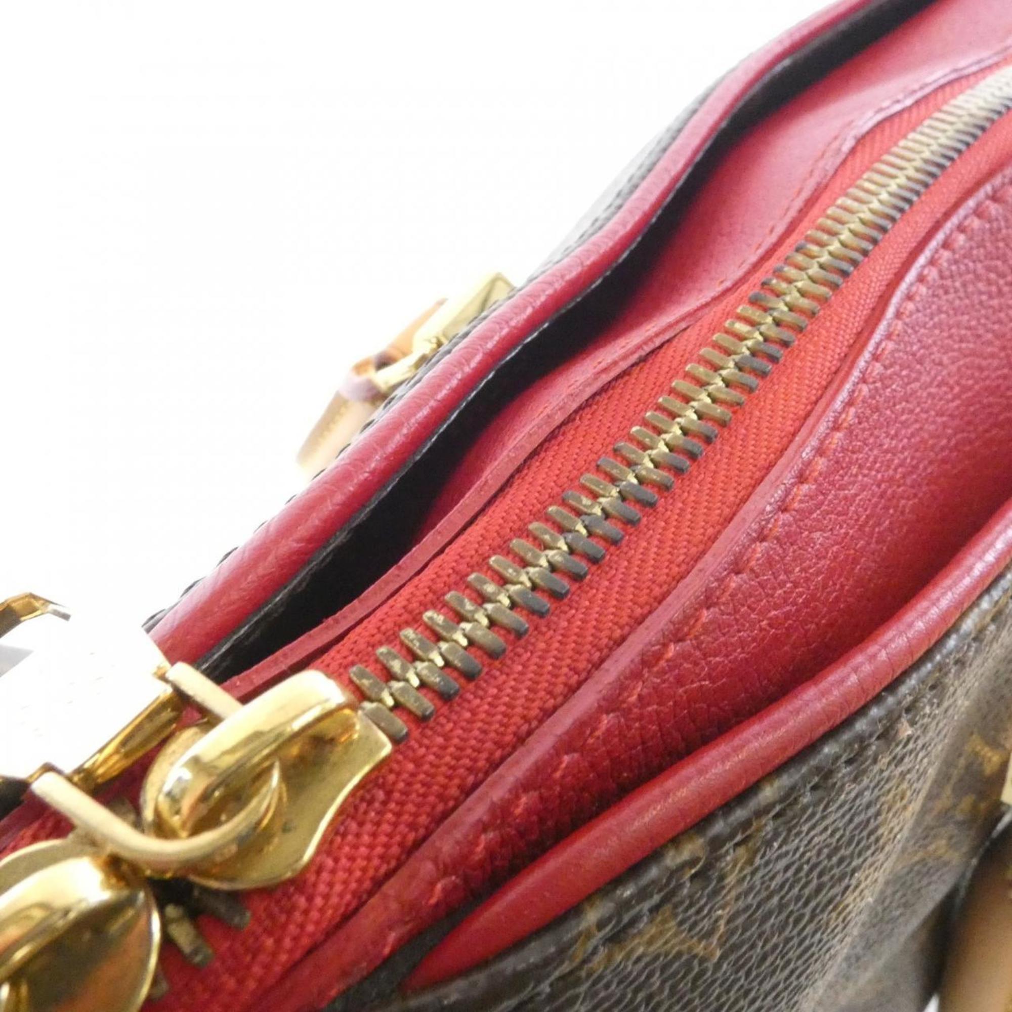 Louis Vuitton Cerise Marron Coated Canvas Handbag (Pre-Owned)