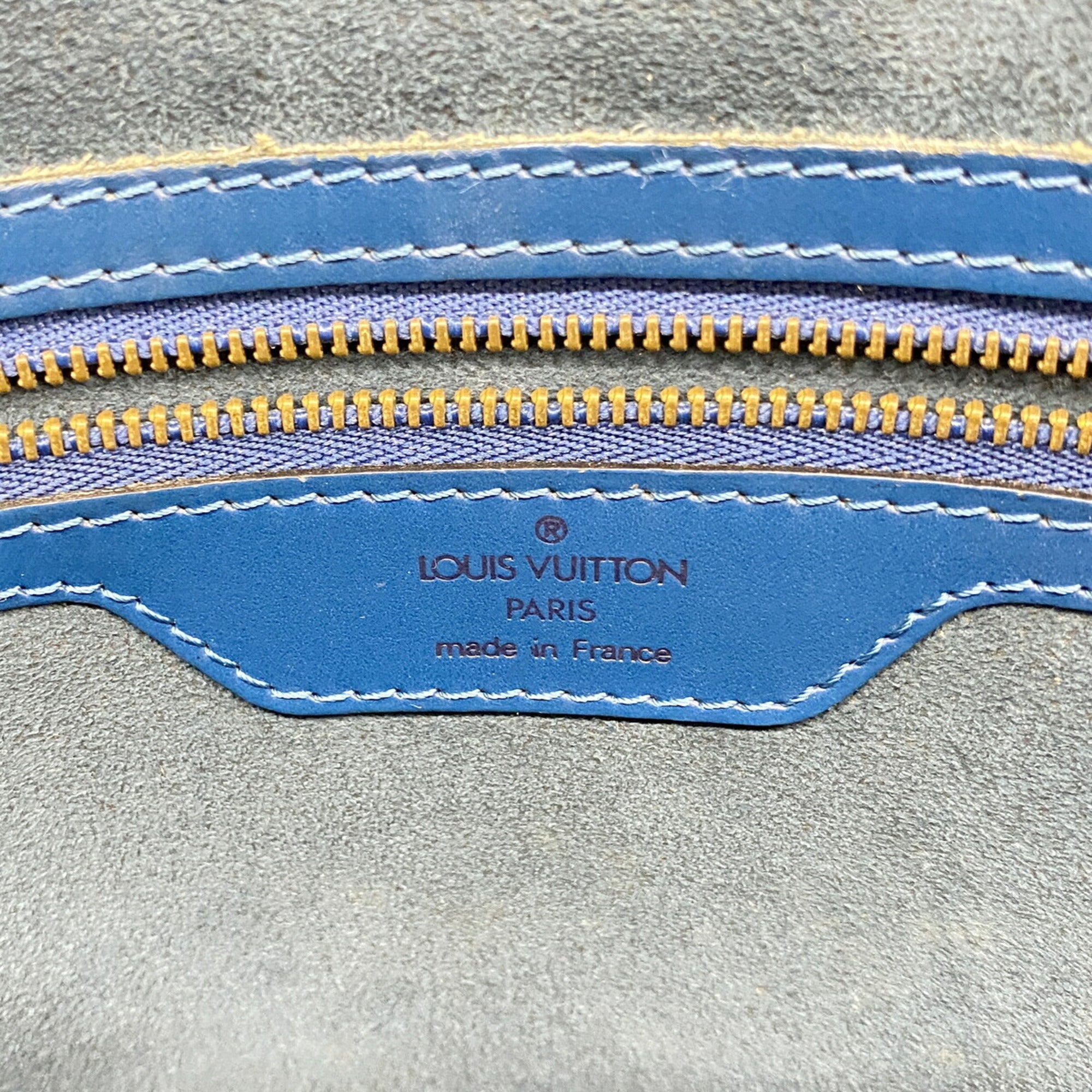 Louis Vuitton Toledo Blue Shoulder Bag (Pre-Owned)