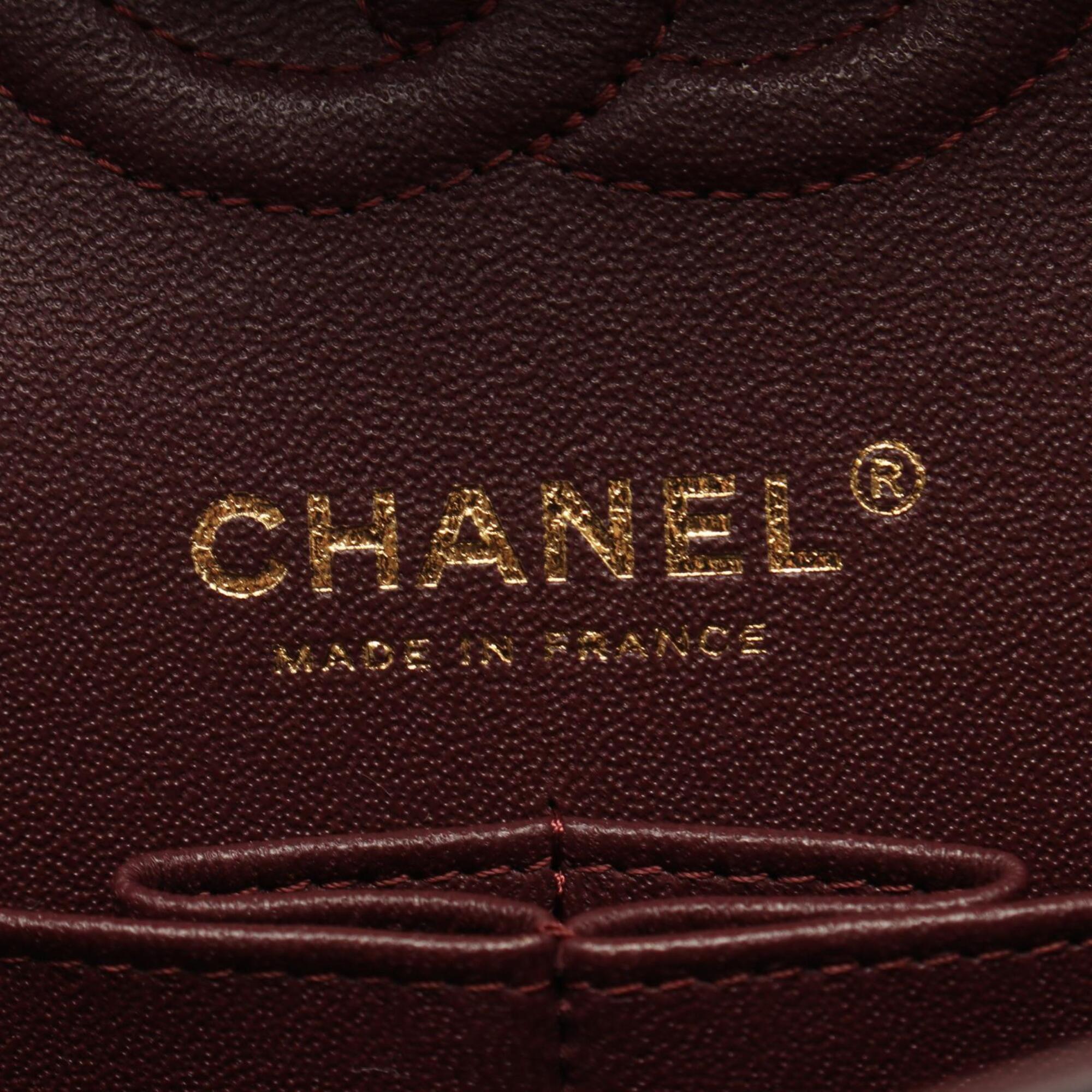 Chanel Black Leather Handbag Shoulder Bag (Pre-Owned)