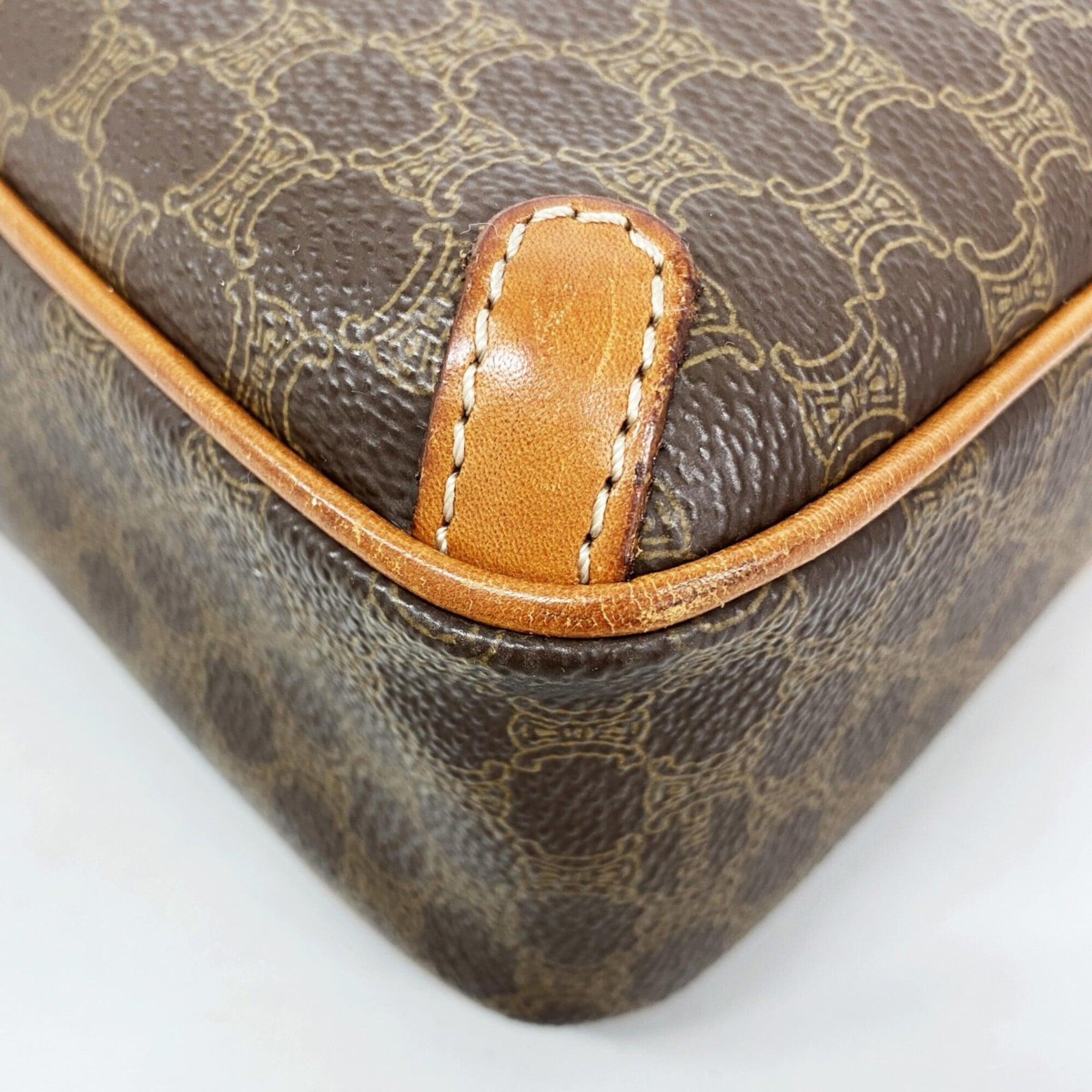 Celine Brown Pvc Shoulder Bag (Pre-Owned)