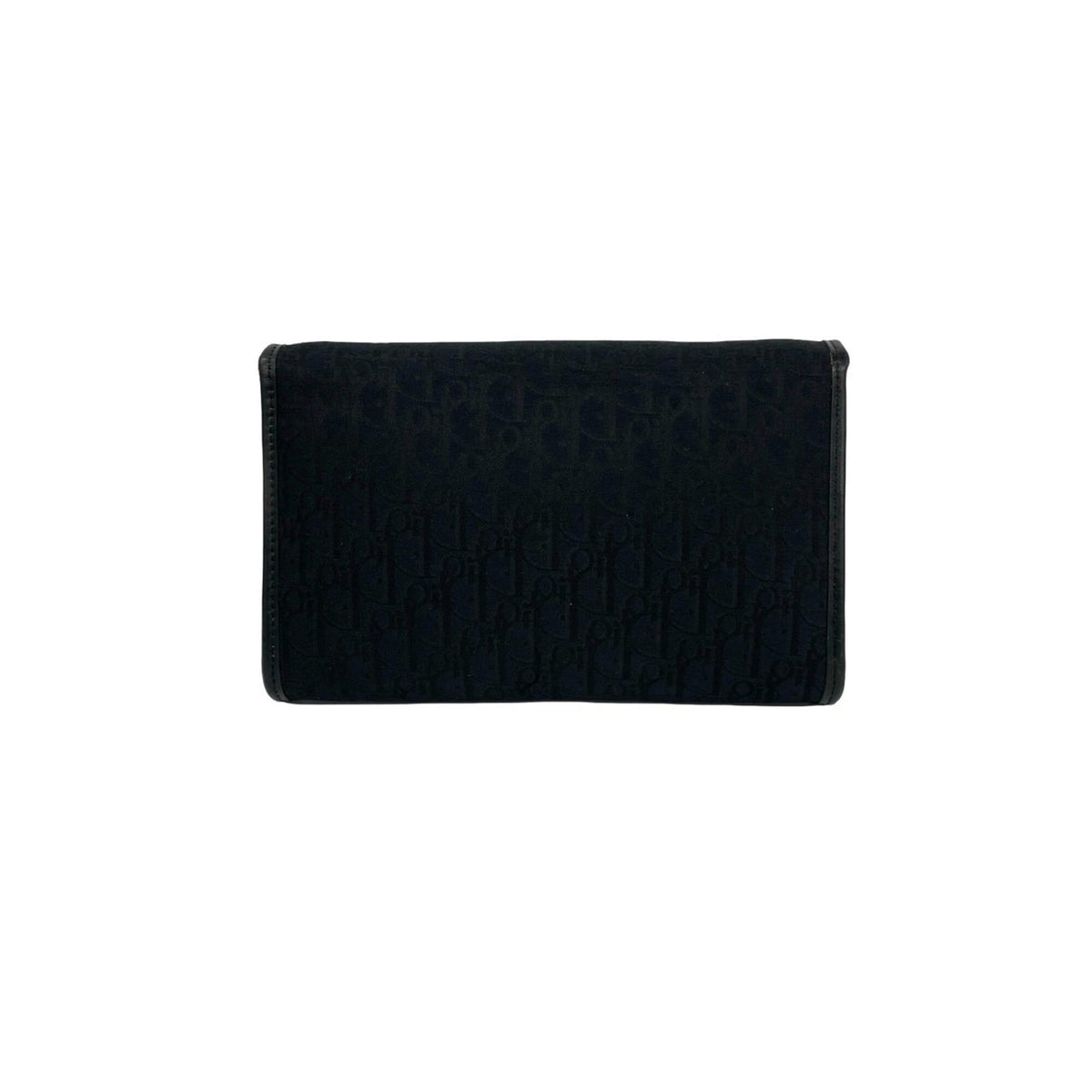 Christian Dior Black Canvas Leather Shoulder Bag (Pre-Owned)