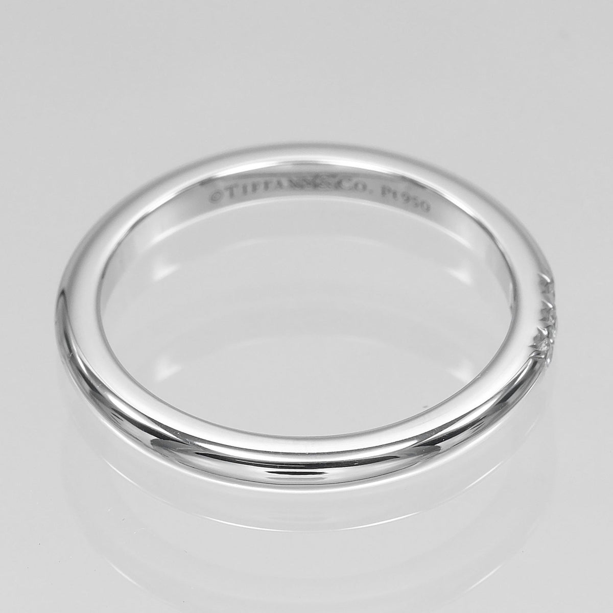 Tiffany Platinum 950 Band Ring (Pre-Owned)
