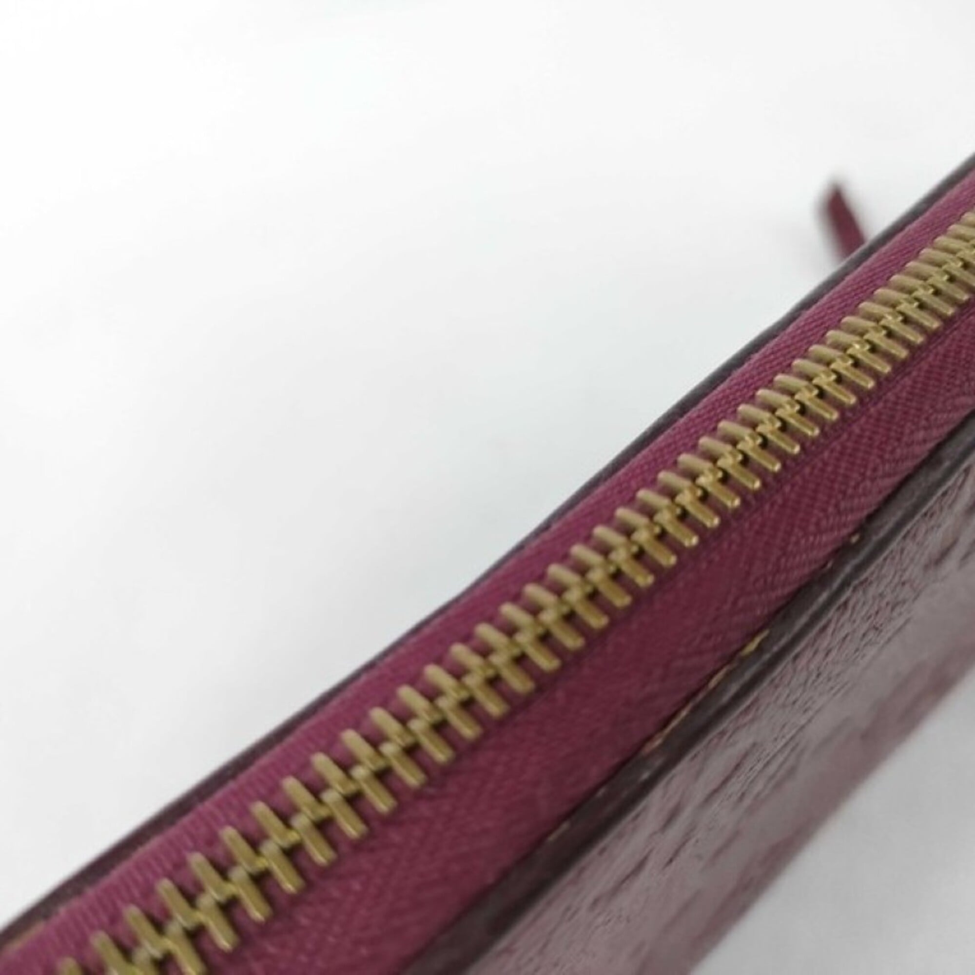 Louis Vuitton Monogram Empreinte Purple Raisin Monogram Empreinte Long Wallet (Bi-Fold) (Pre-Owned)