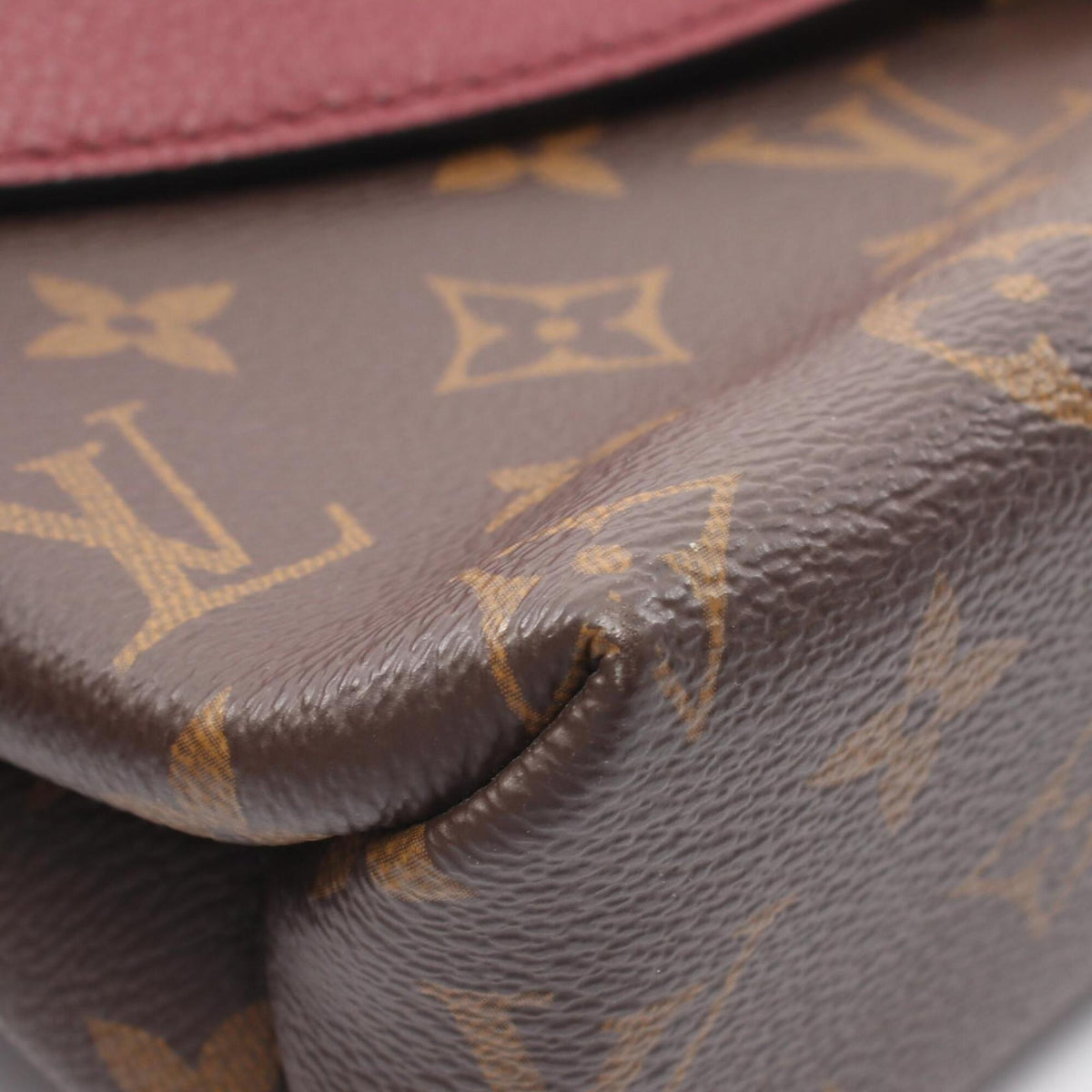 Louis Vuitton Bordeaux Brown Monogram Monogram Leather Handbag Shoulder Bag (Pre-Owned)