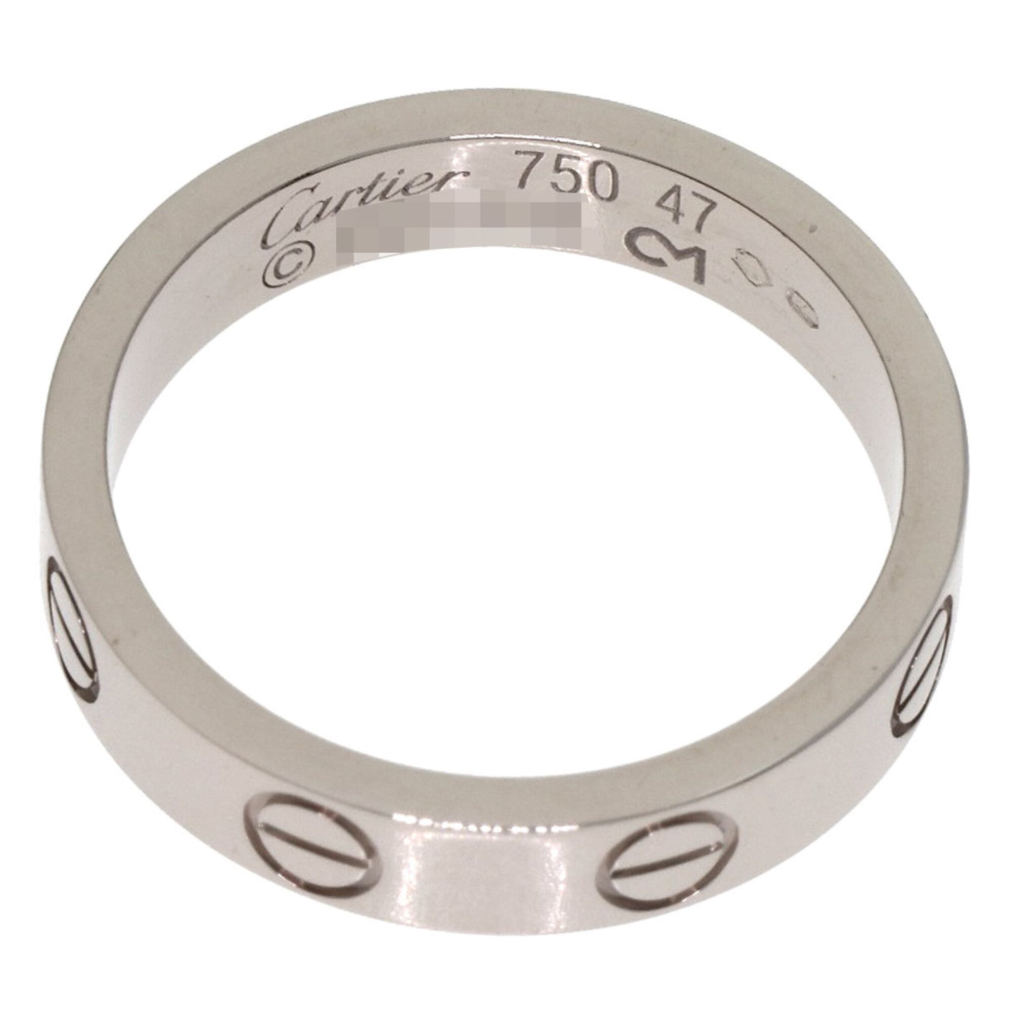 Cartier White Gold White Gold (18K) Band Ring (Pre-Owned)