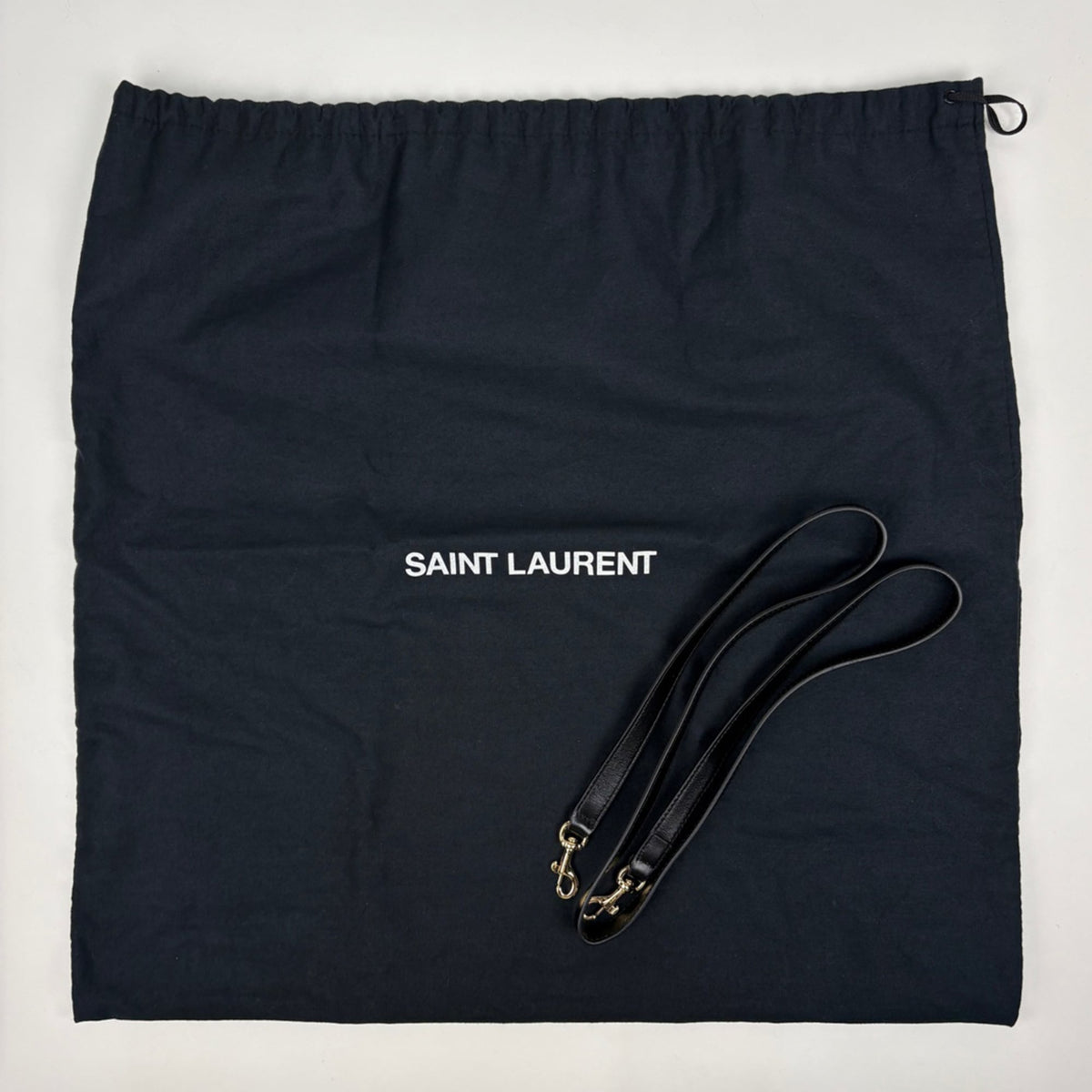 Saint Laurent Black Leather Handbag (Pre-Owned)