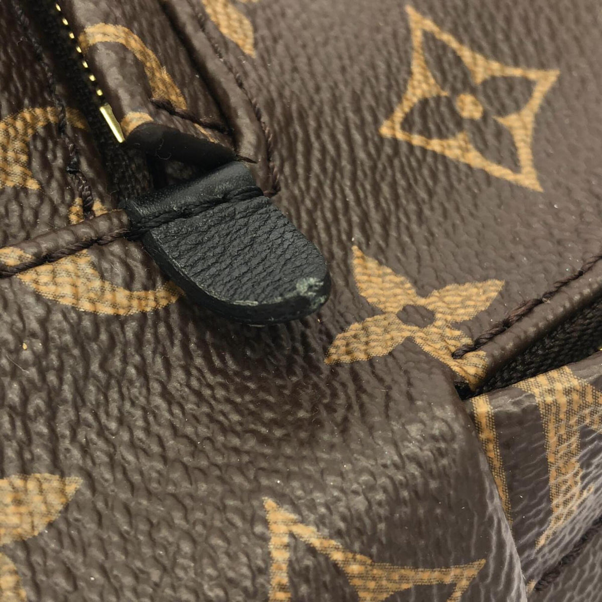 Louis Vuitton Marron Coated Canvas Backpack (Pre-Owned)