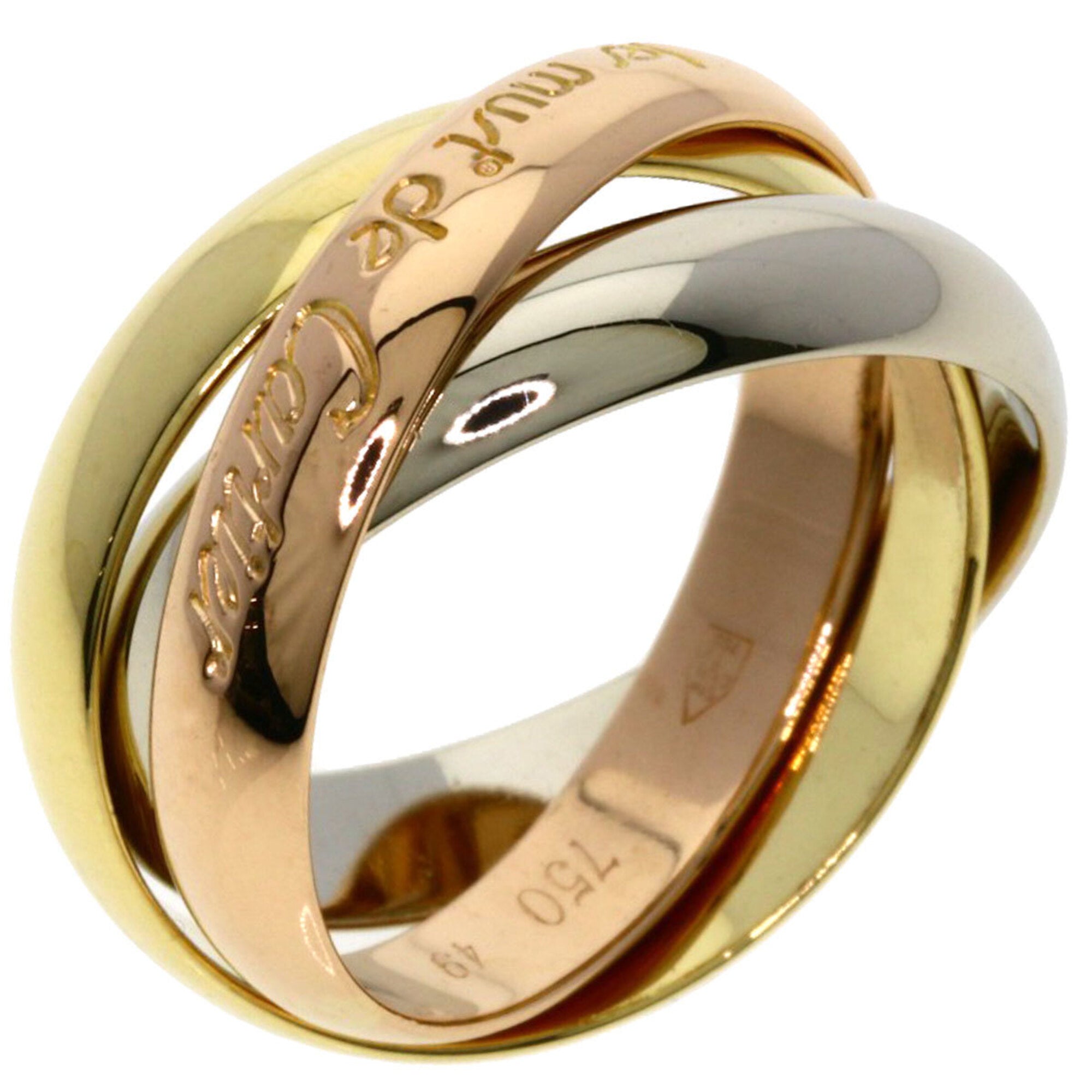 Cartier Yellow Gold (18K) Pink Gold (18K) White Gold (18K) Band Ring (Pre-Owned)