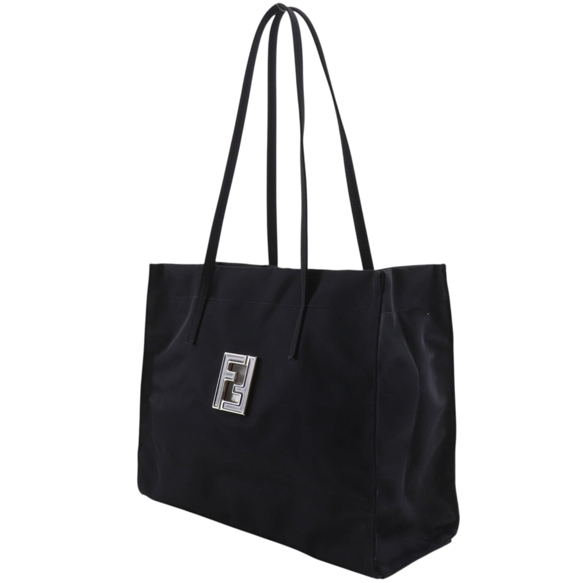 Fendi Black Nylon Tote Bag (Pre-Owned)