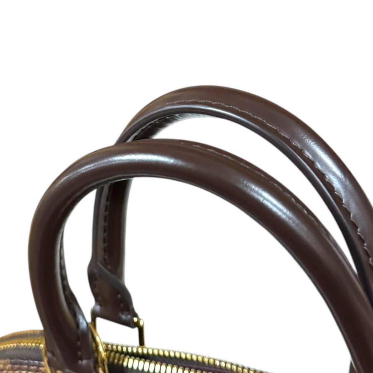 Louis Vuitton Brown Damier Canvas Or Damier Canvas Handbag (Pre-Owned)