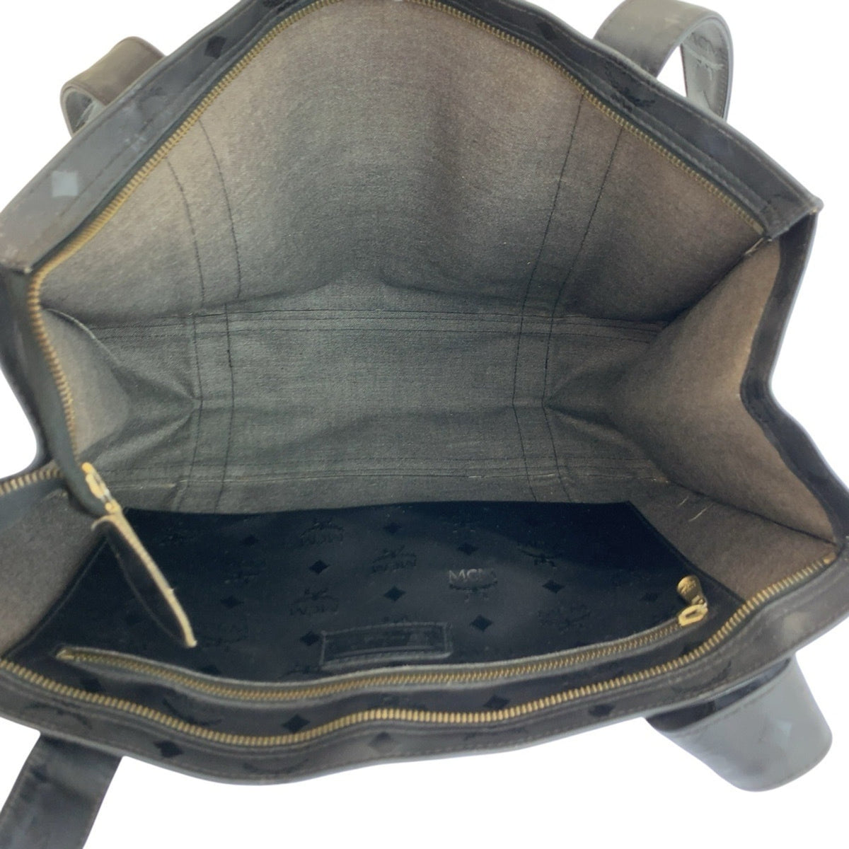 Mcm Black Pvc Shoulder Bag Tote Bag (Pre-Owned)