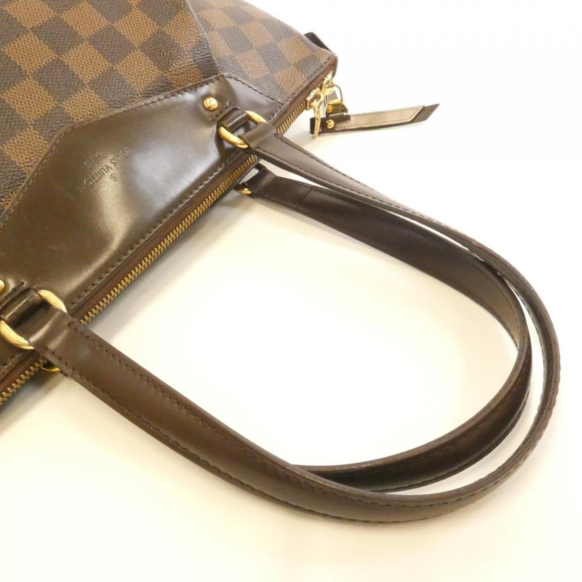 Louis Vuitton Brown Coated Canvas Handbag (Pre-Owned)