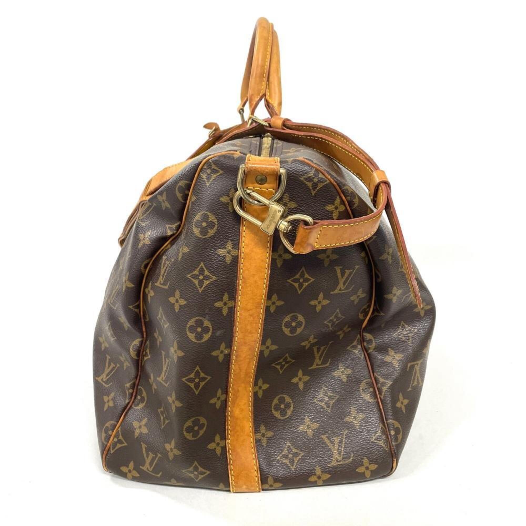 Louis Vuitton Brown Monogram Canvas Boston Bag (Pre-Owned)