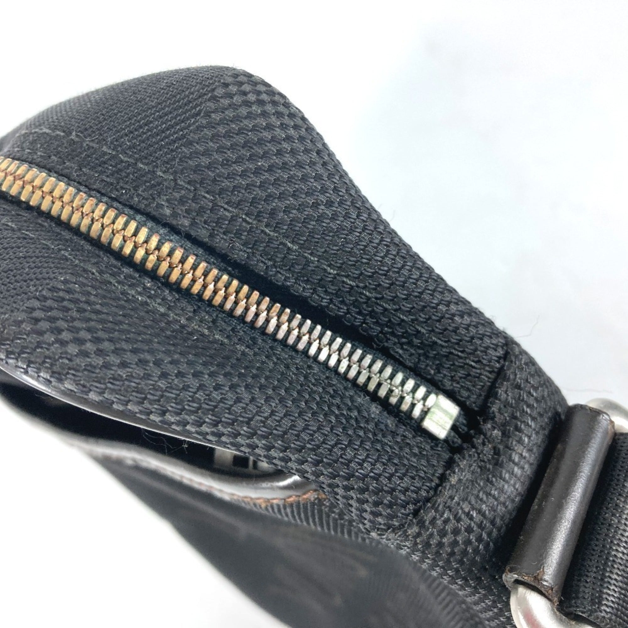 Louis Vuitton Black Noir Damier Geant Pochette Shoulder Bag (Pre-Owned)