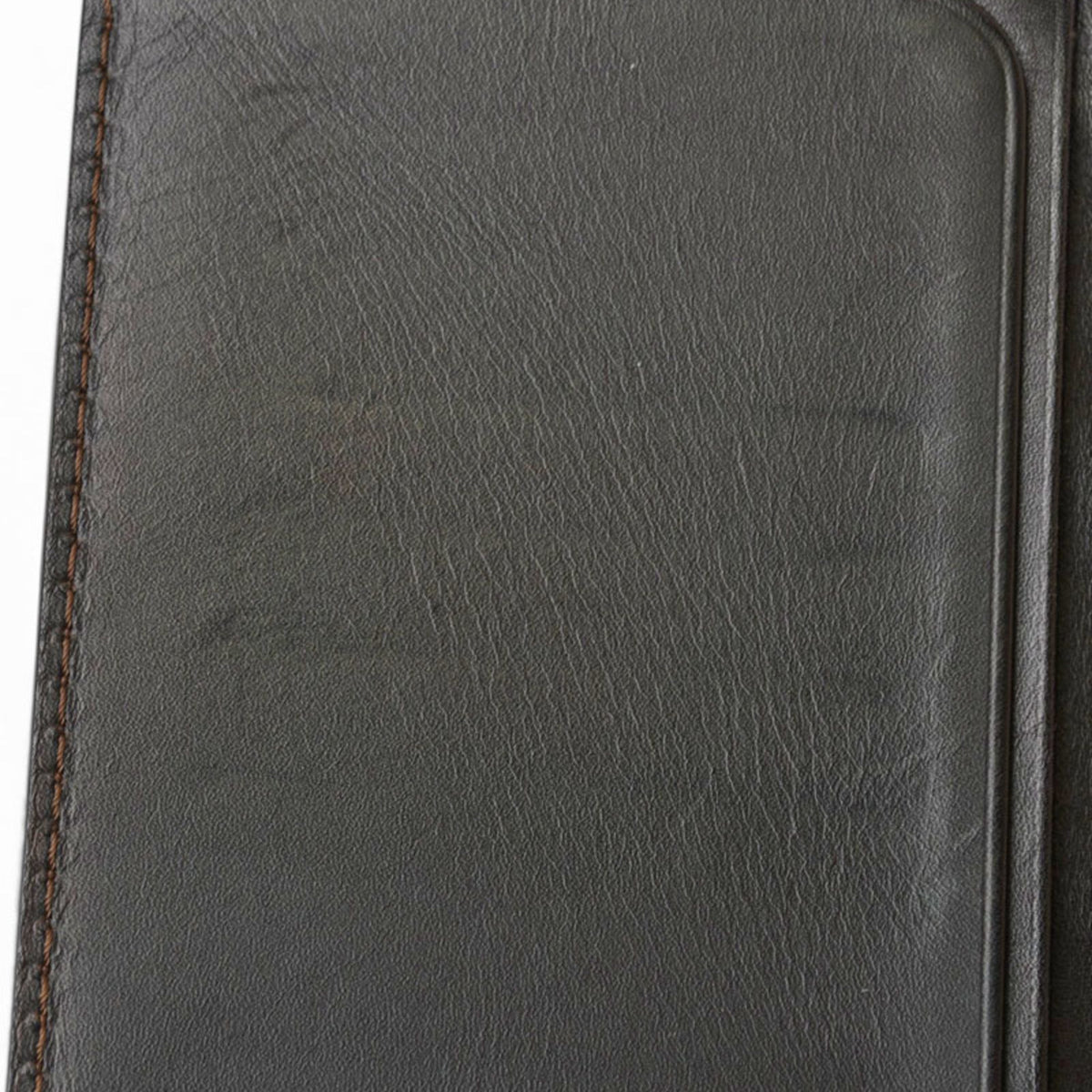 Louis Vuitton Utah Coffee Dark Brown Utah Leather Long Wallet (Bi-Fold) (Pre-Owned)