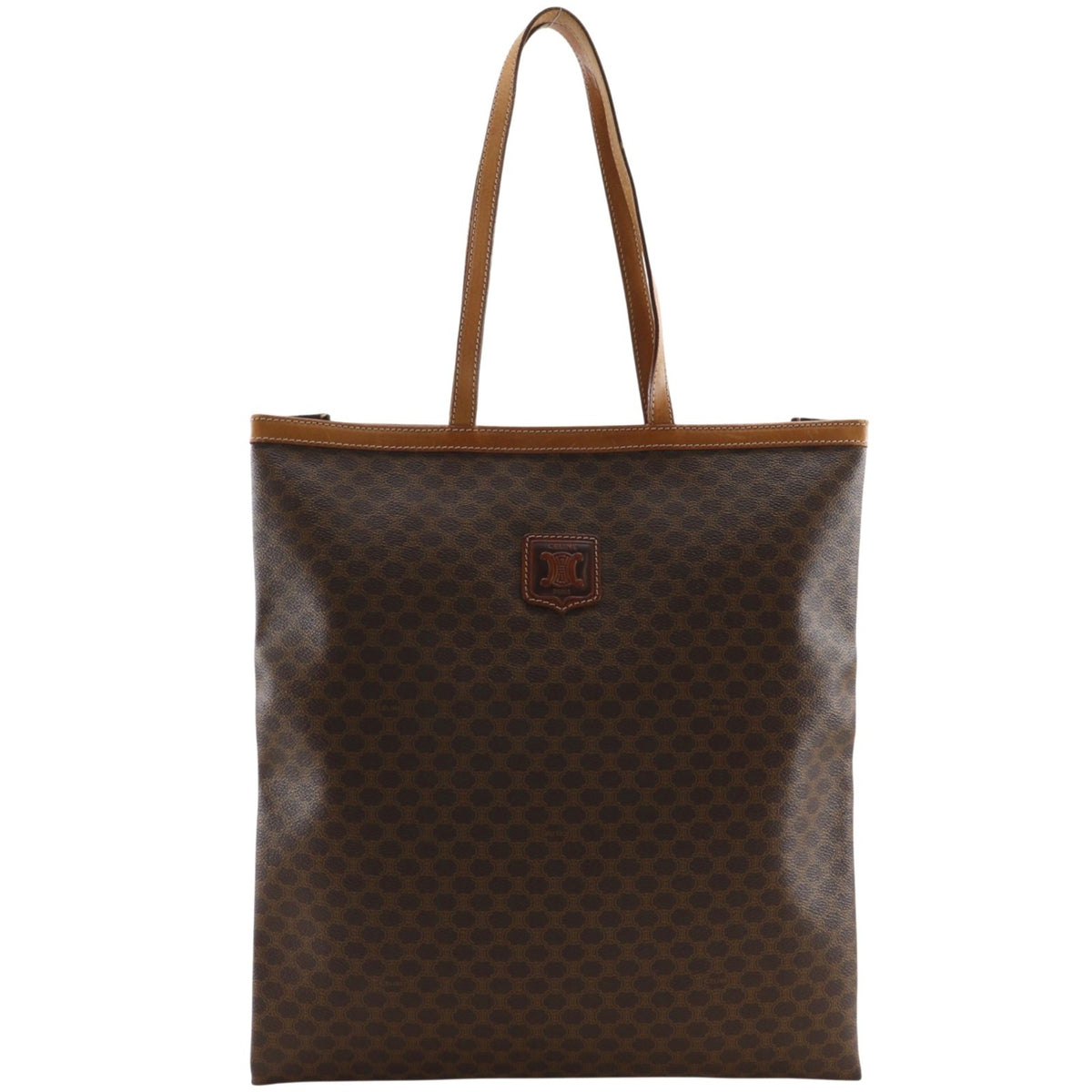 Celine Brown Pvc Tote Bag (Pre-Owned)