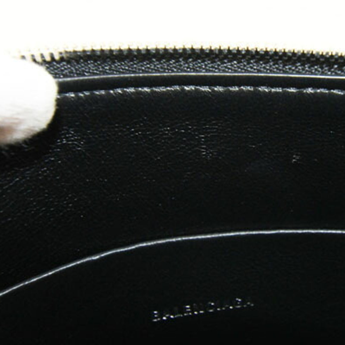 Balenciaga Black Coated Canvas Clutch Bag Pouch (Pre-Owned)