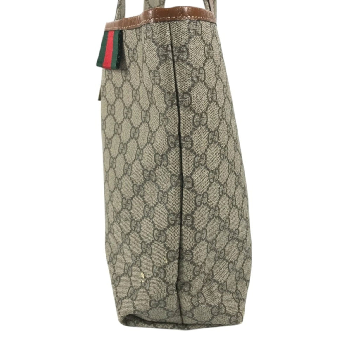 Gucci Beige Gg Supreme Canvas Shoulder Bag Tote Bag (Pre-Owned)