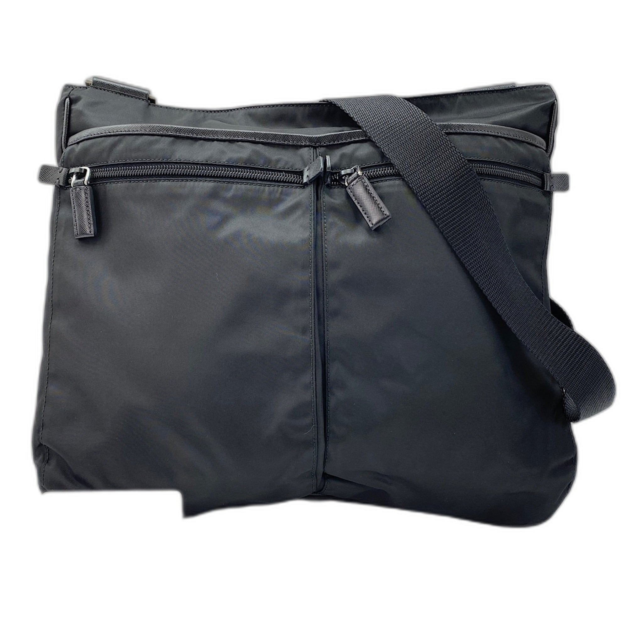 Prada Black Nylon Shoulder Bag (Pre-Owned)