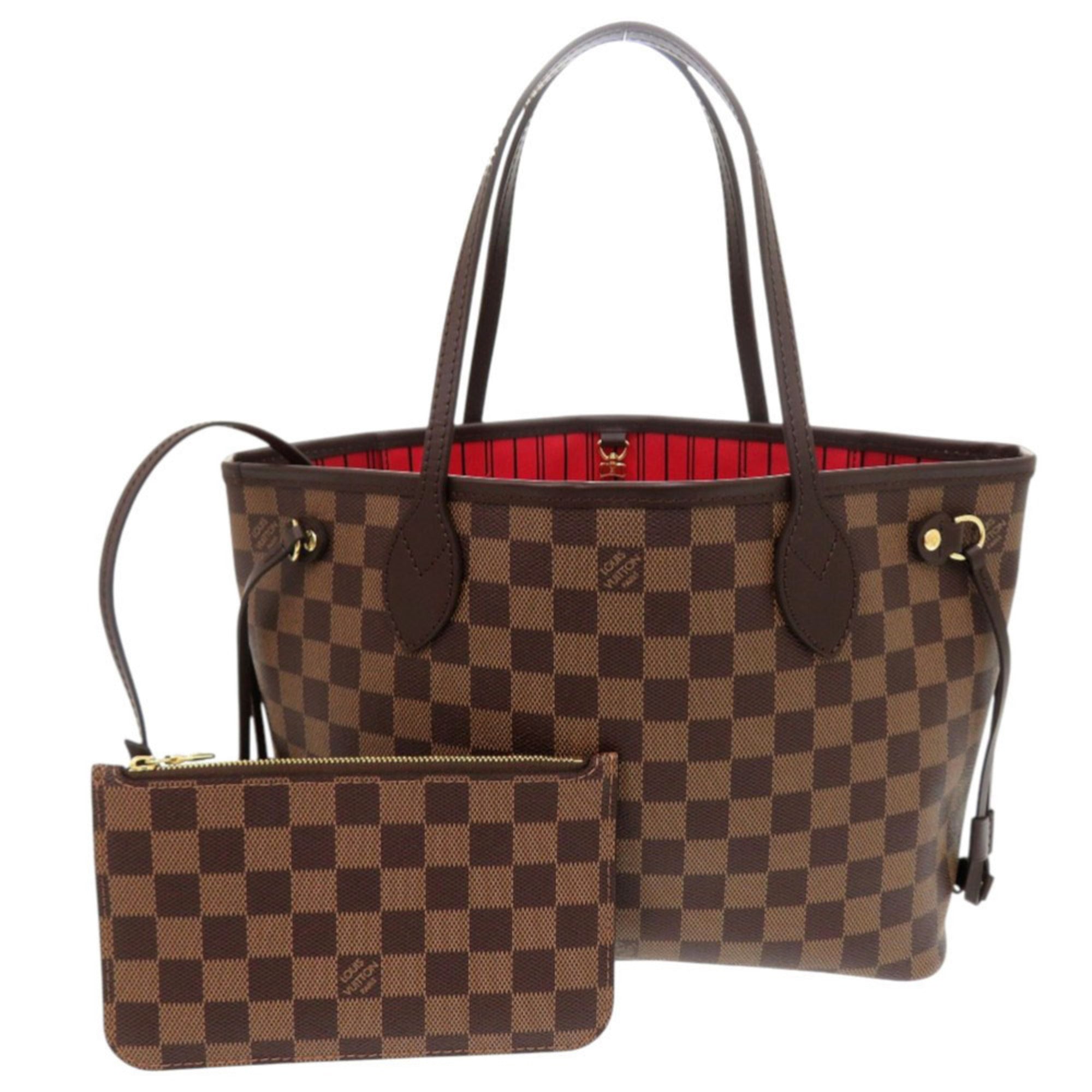 Louis Vuitton Damier Brown Damier Canvas Tote Bag (Pre-Owned)