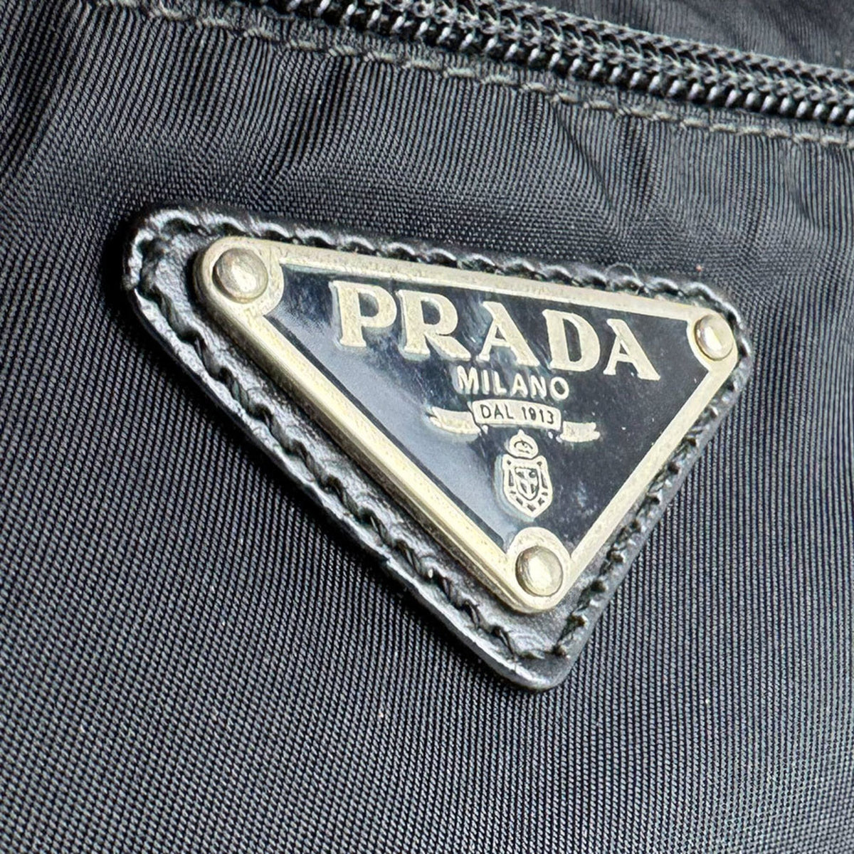 Prada Black Nylon Shoulder Bag (Pre-Owned)