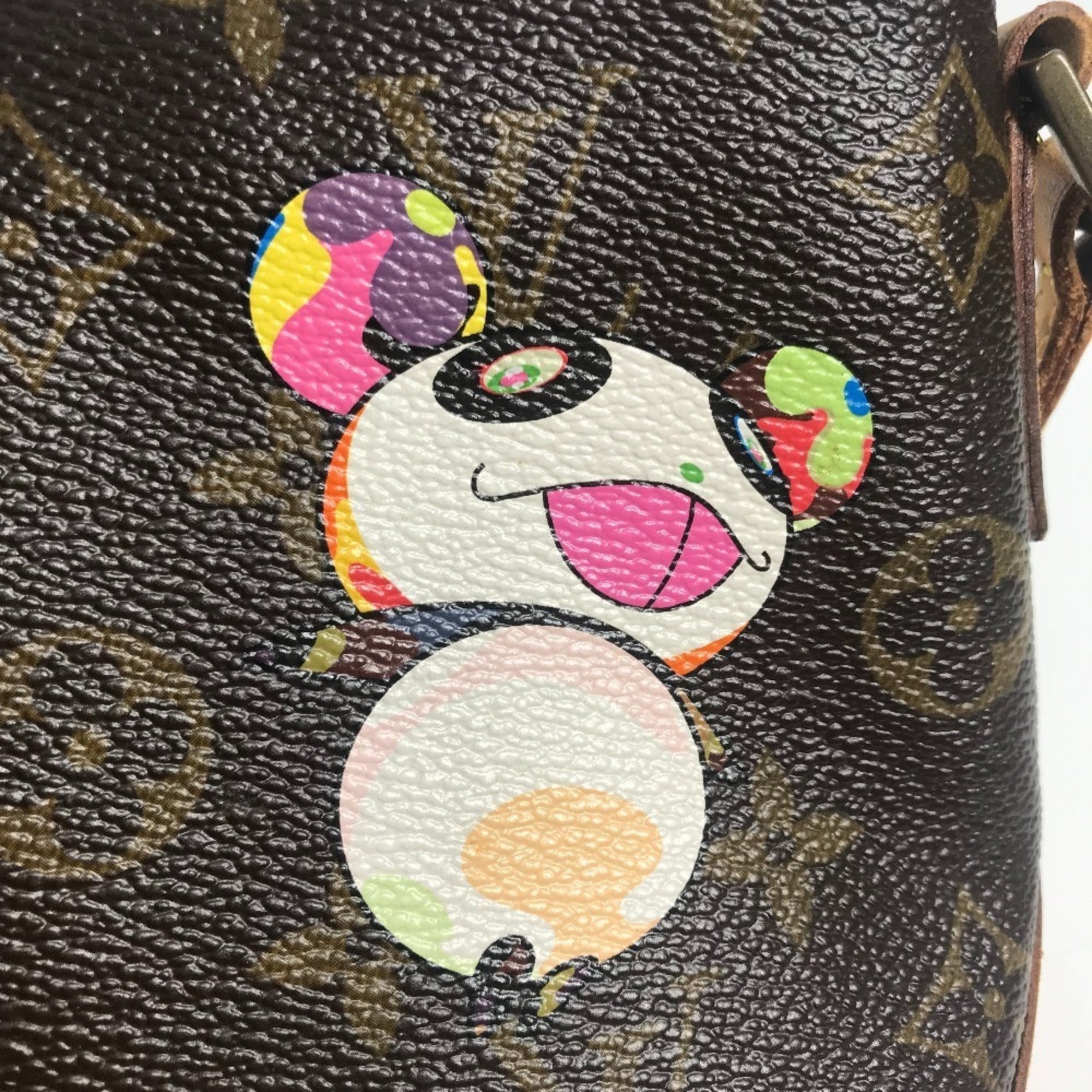 Louis Vuitton Brown Monogram Panda Multi-Color Monogram Pochette Shoulder Bag (Pre-Owned)