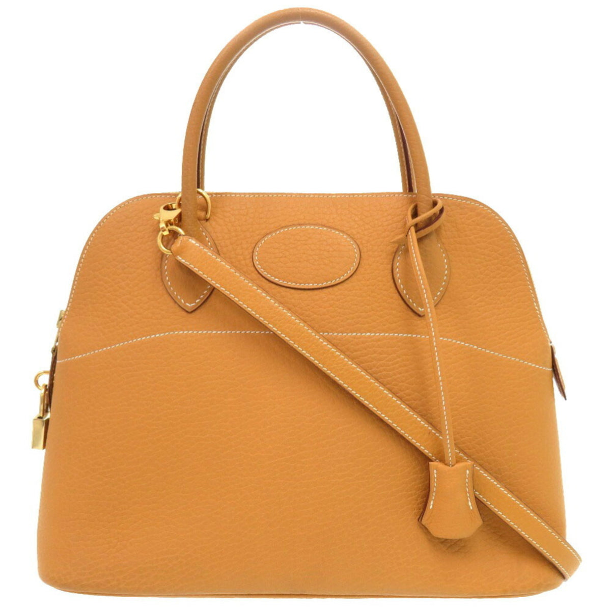 Hermes Natural Sable Fjord Leather Handbag (Pre-Owned)
