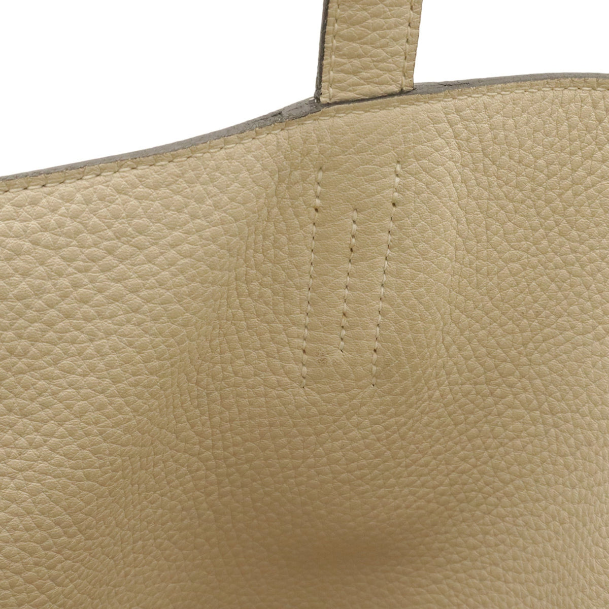 Hermes Blue Electric Taurillon Clemence Leather Tote Bag (Pre-Owned)