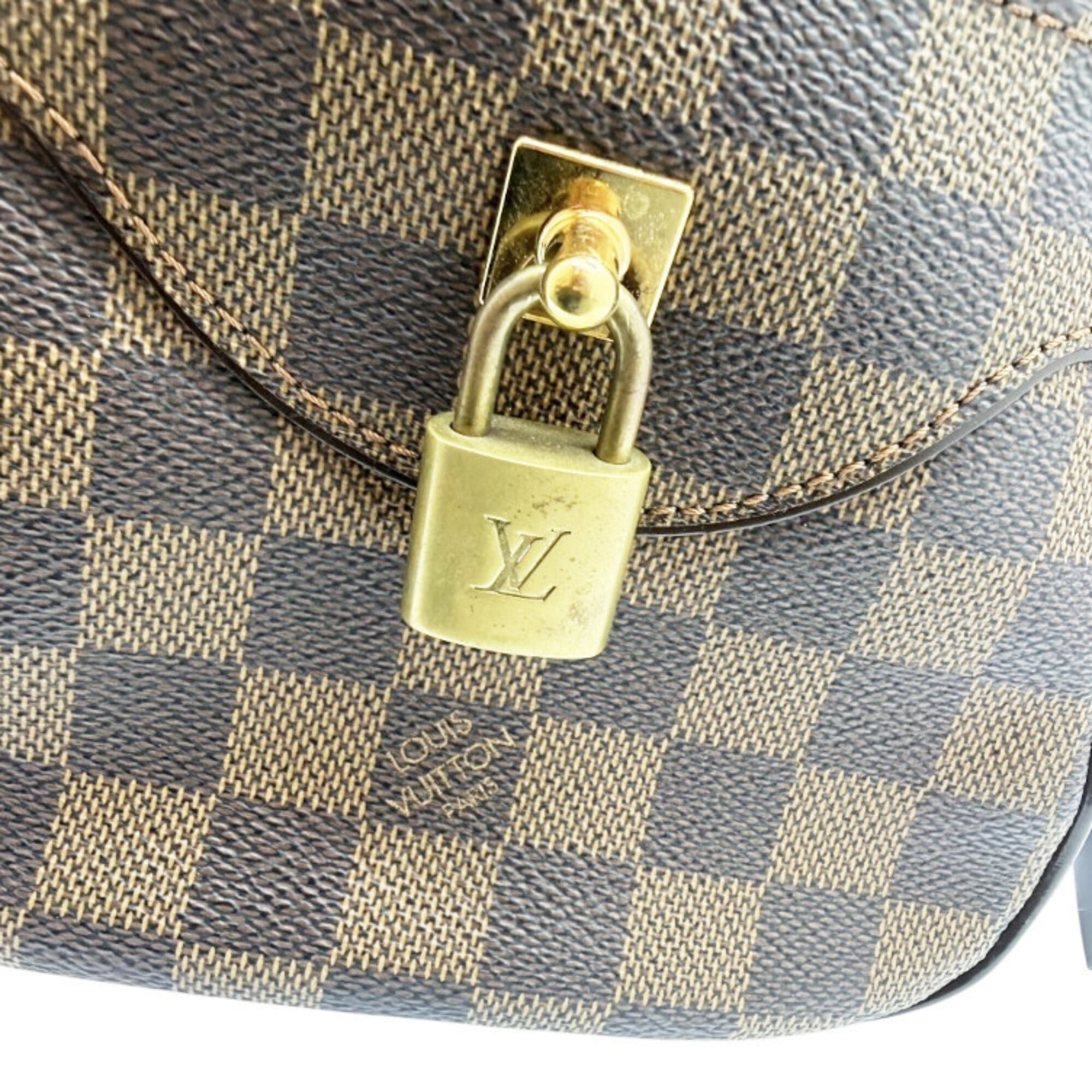 Louis Vuitton Brown Damier Canvas Boston Bag Handbag (Pre-Owned)