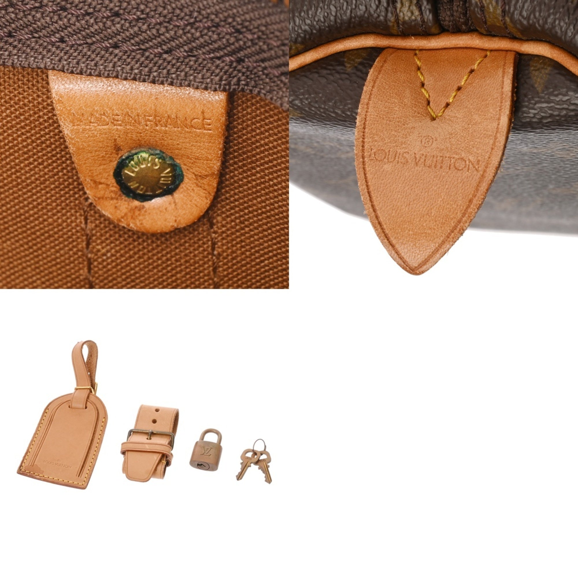 Louis Vuitton Brown Monogram Boston Bag (Pre-Owned)