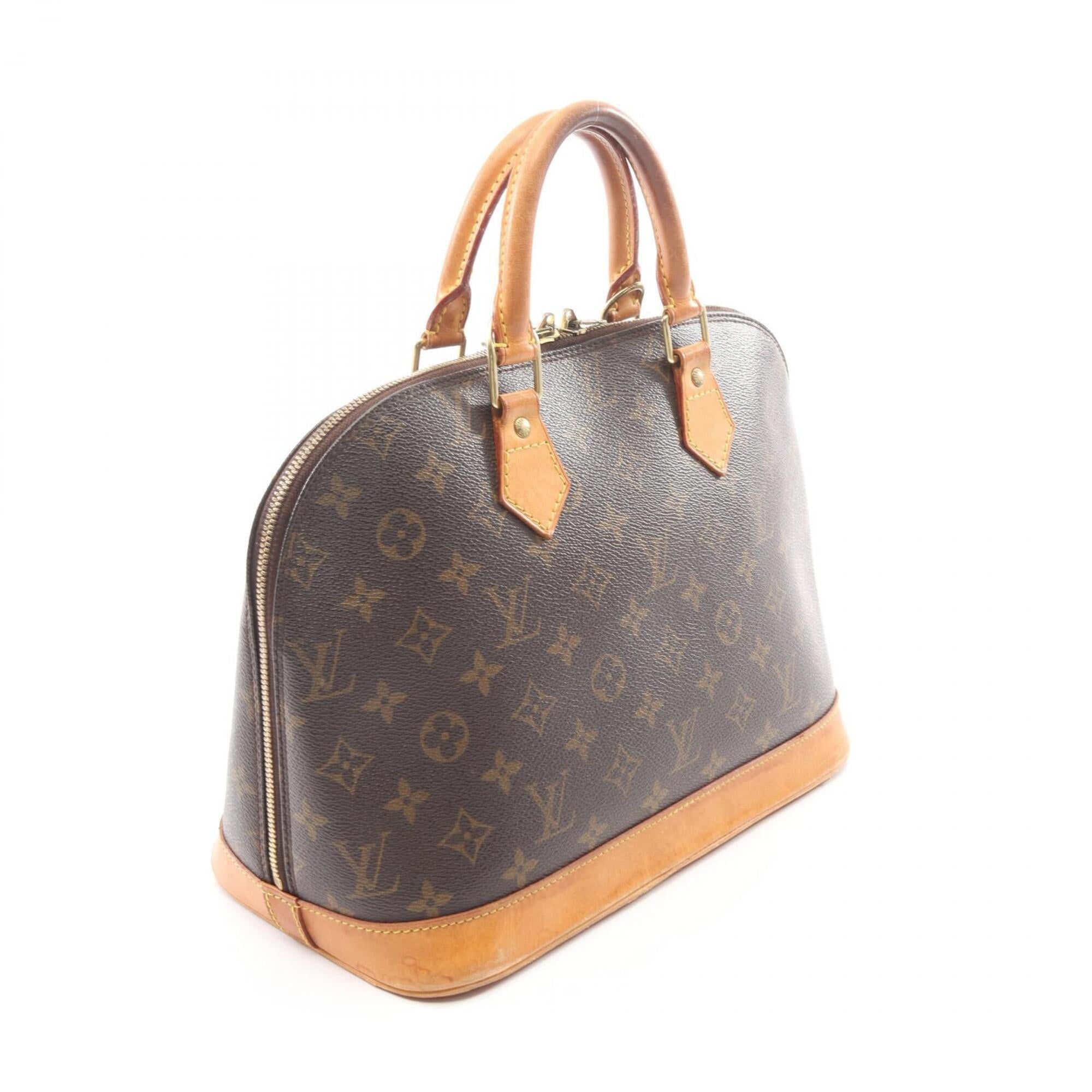 Louis Vuitton Brown Pvc Leather Handbag (Pre-Owned)