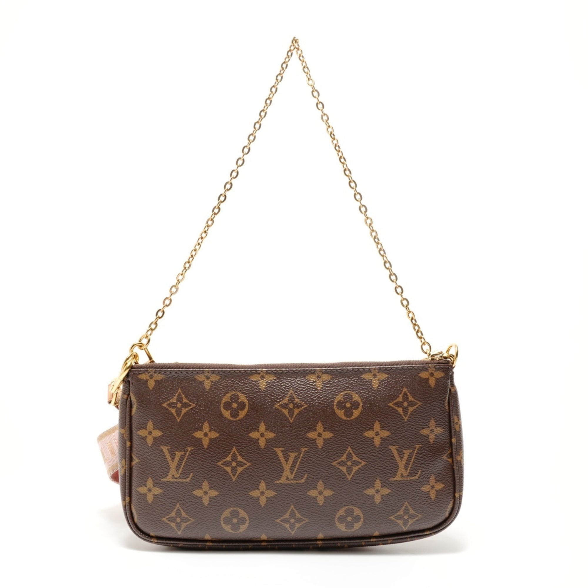 Louis Vuitton Monogram Brown Monogram Pochette Shoulder Bag (Pre-Owned)