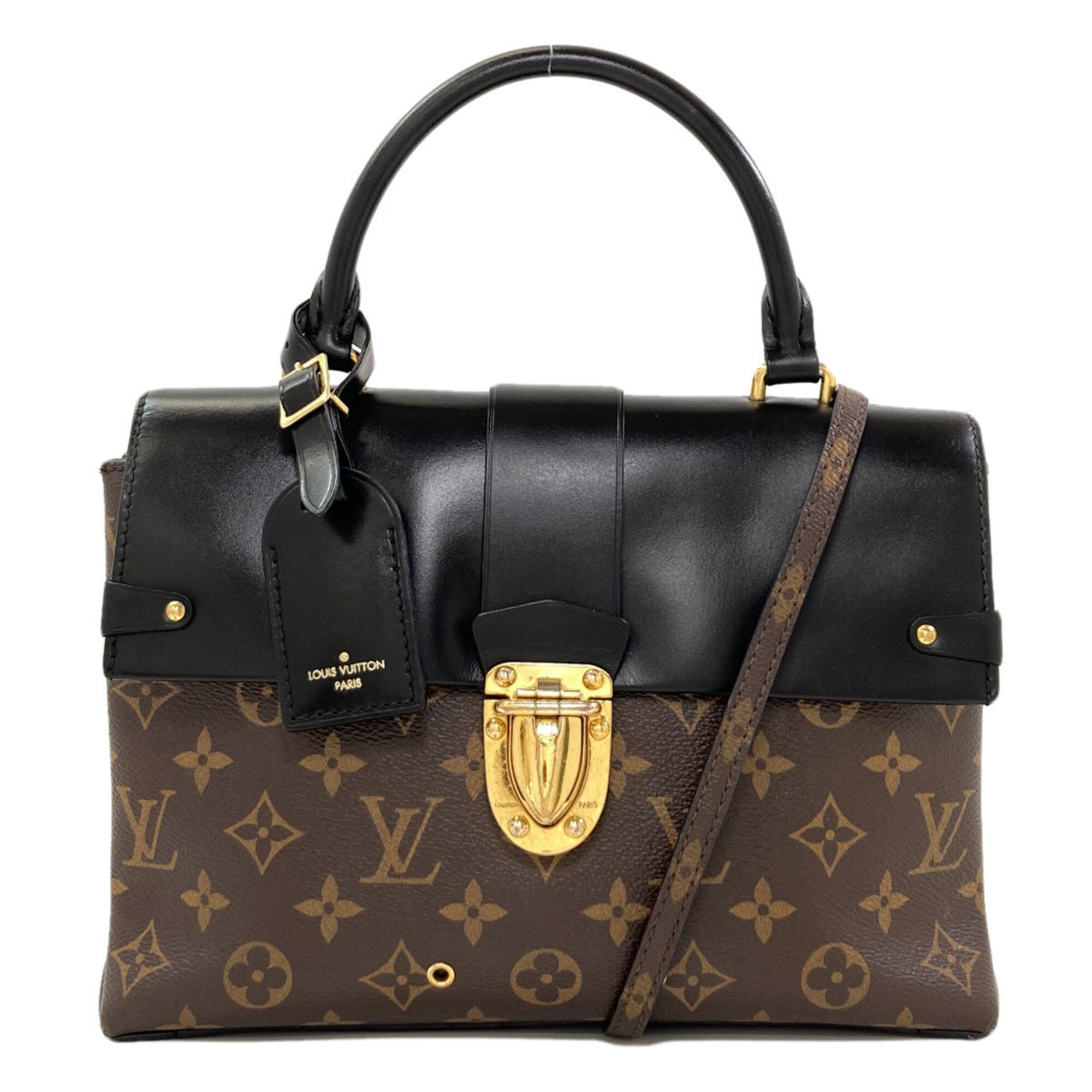 Louis Vuitton Black Monogram Monogram Handbag (Pre-Owned)