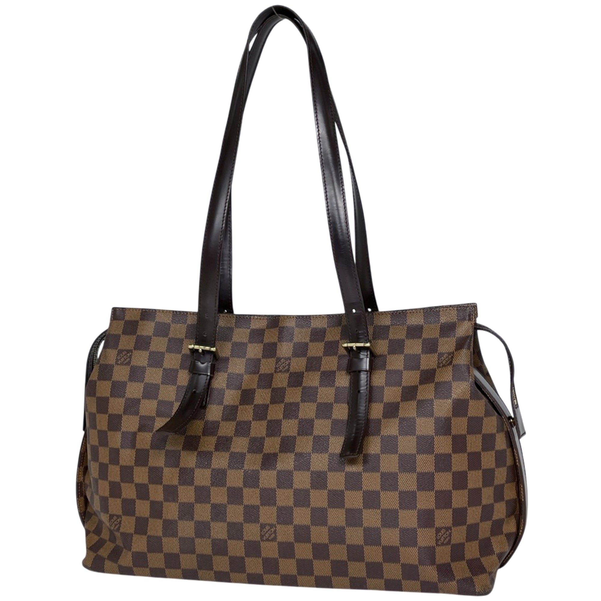 Louis Vuitton Damier Brown Damier Canvas Tote Bag (Pre-Owned)