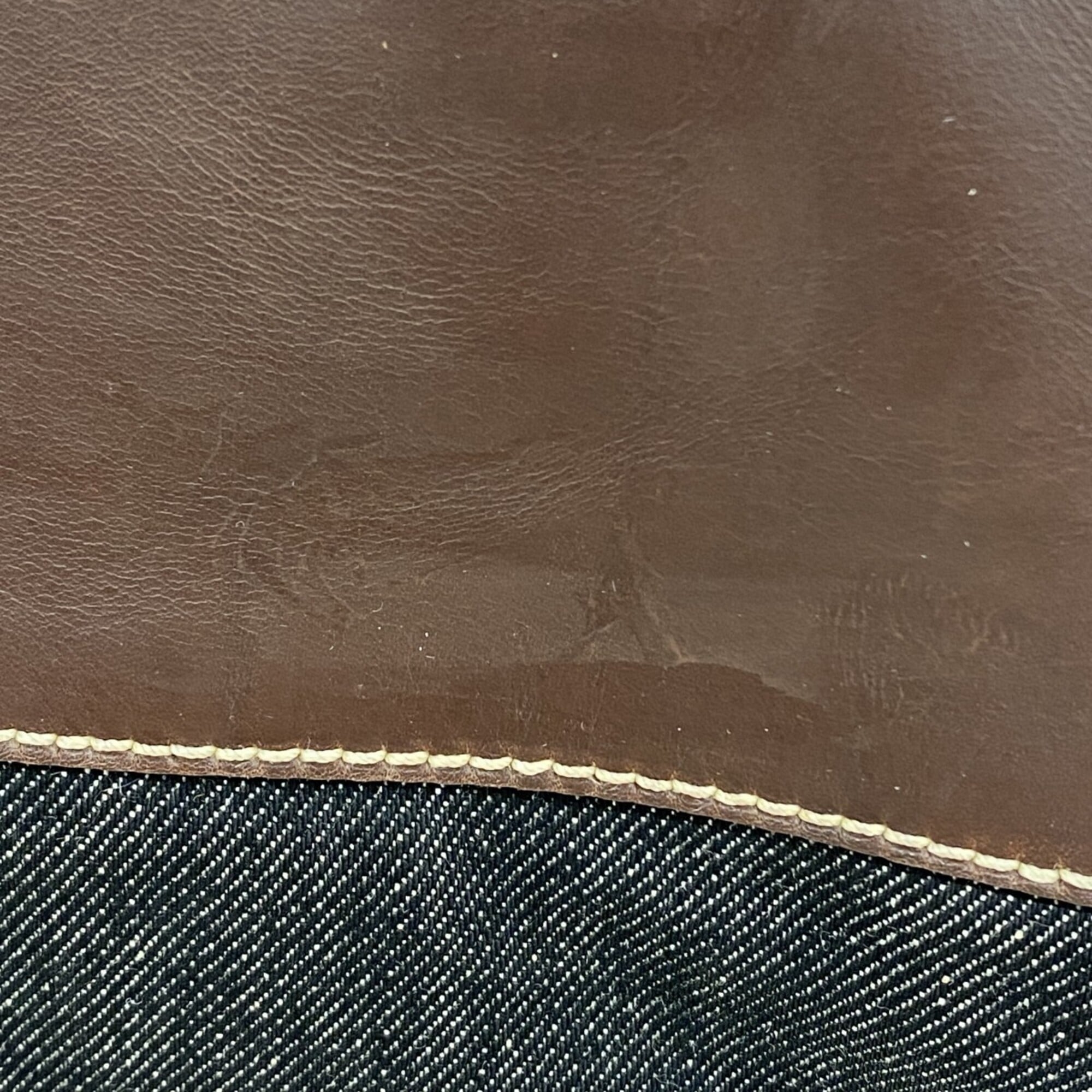 Chanel Black Brown Denim Tote Bag (Pre-Owned)