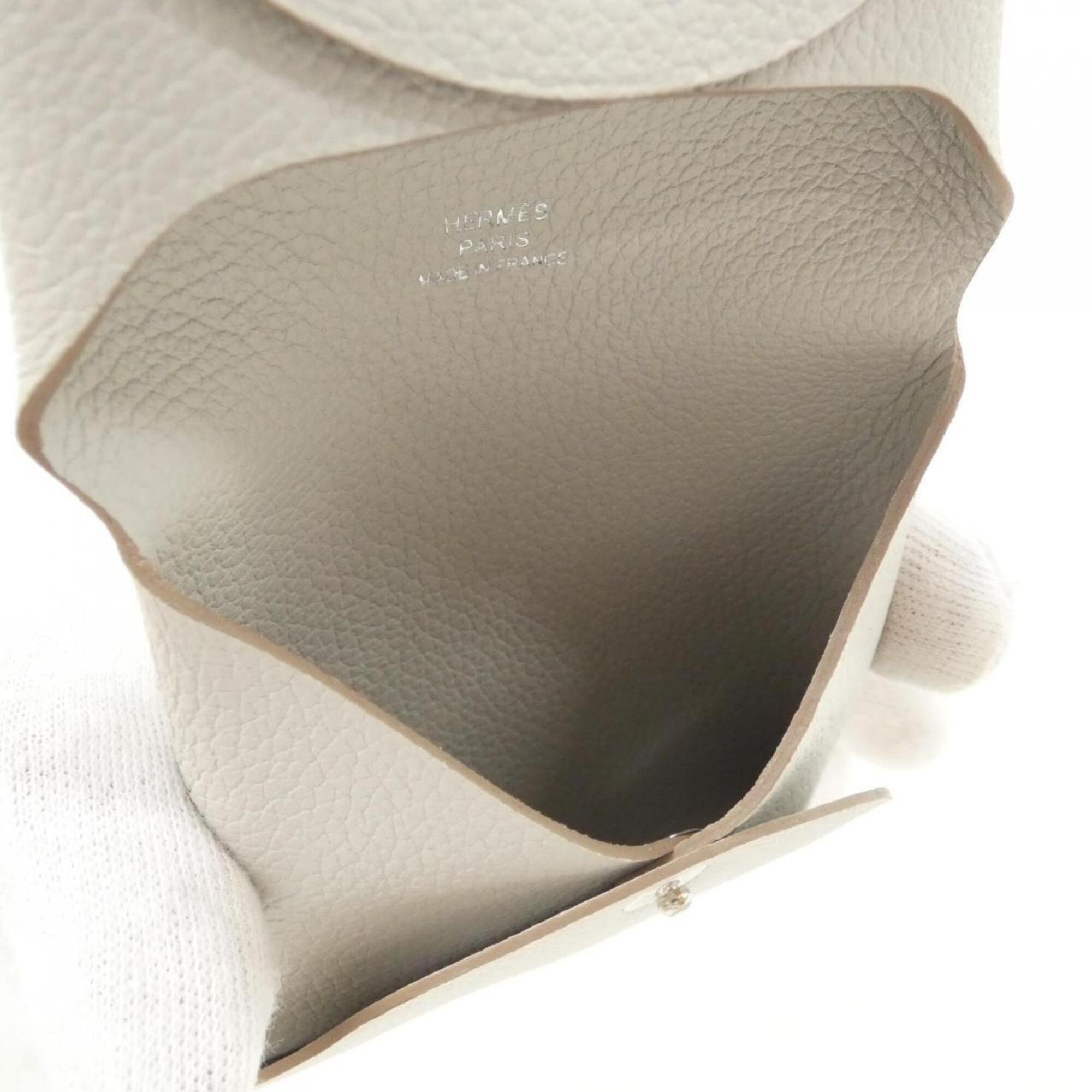 Hermes Beige Coin Purse/Coin Case (Pre-Owned)