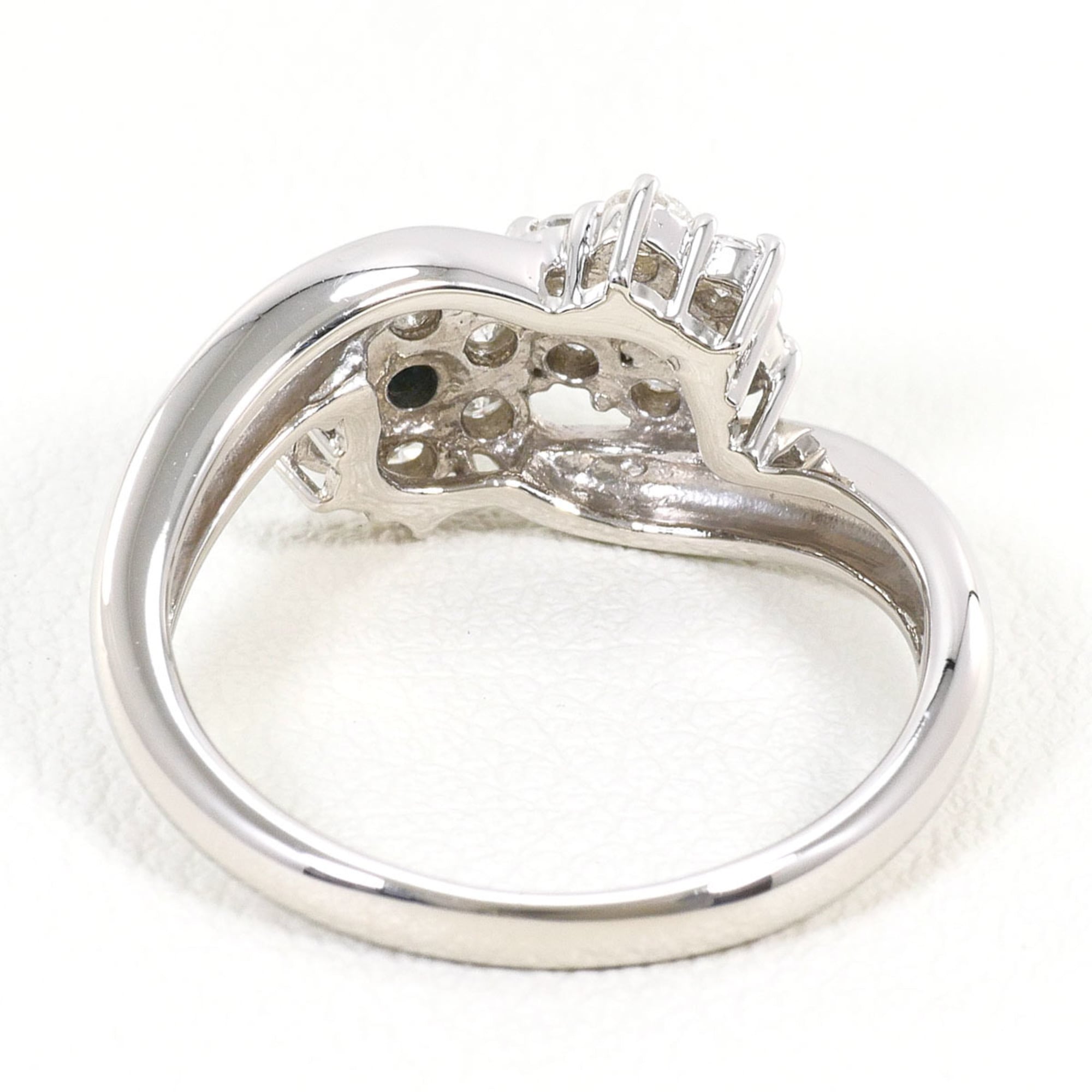 Unbranded Blue Platinum Platinum 900 Band Ring (Pre-Owned)